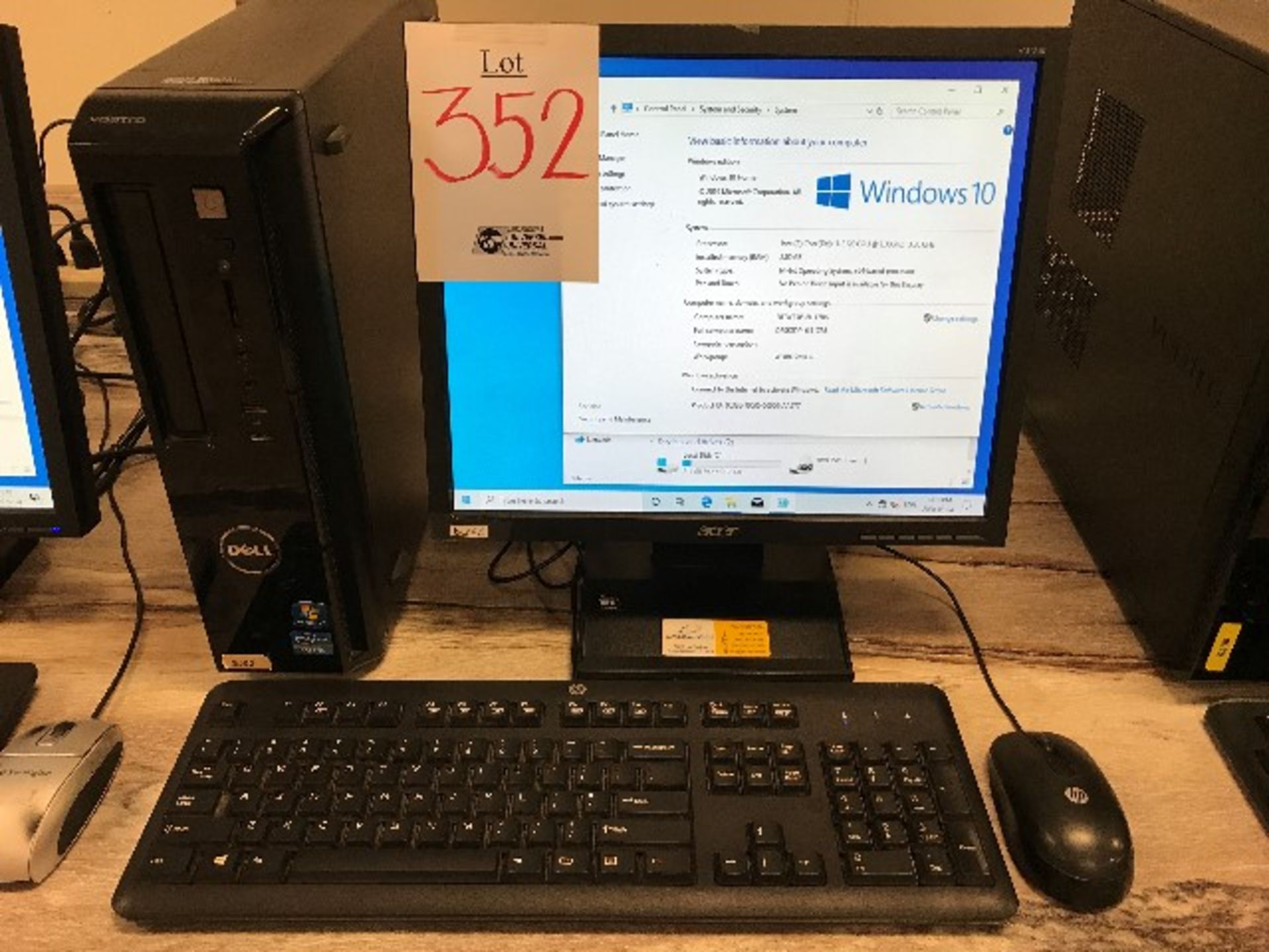 Dell i3,3.3GHz,2GB RAM,232GB HDD,monitor,keyboard,mouse