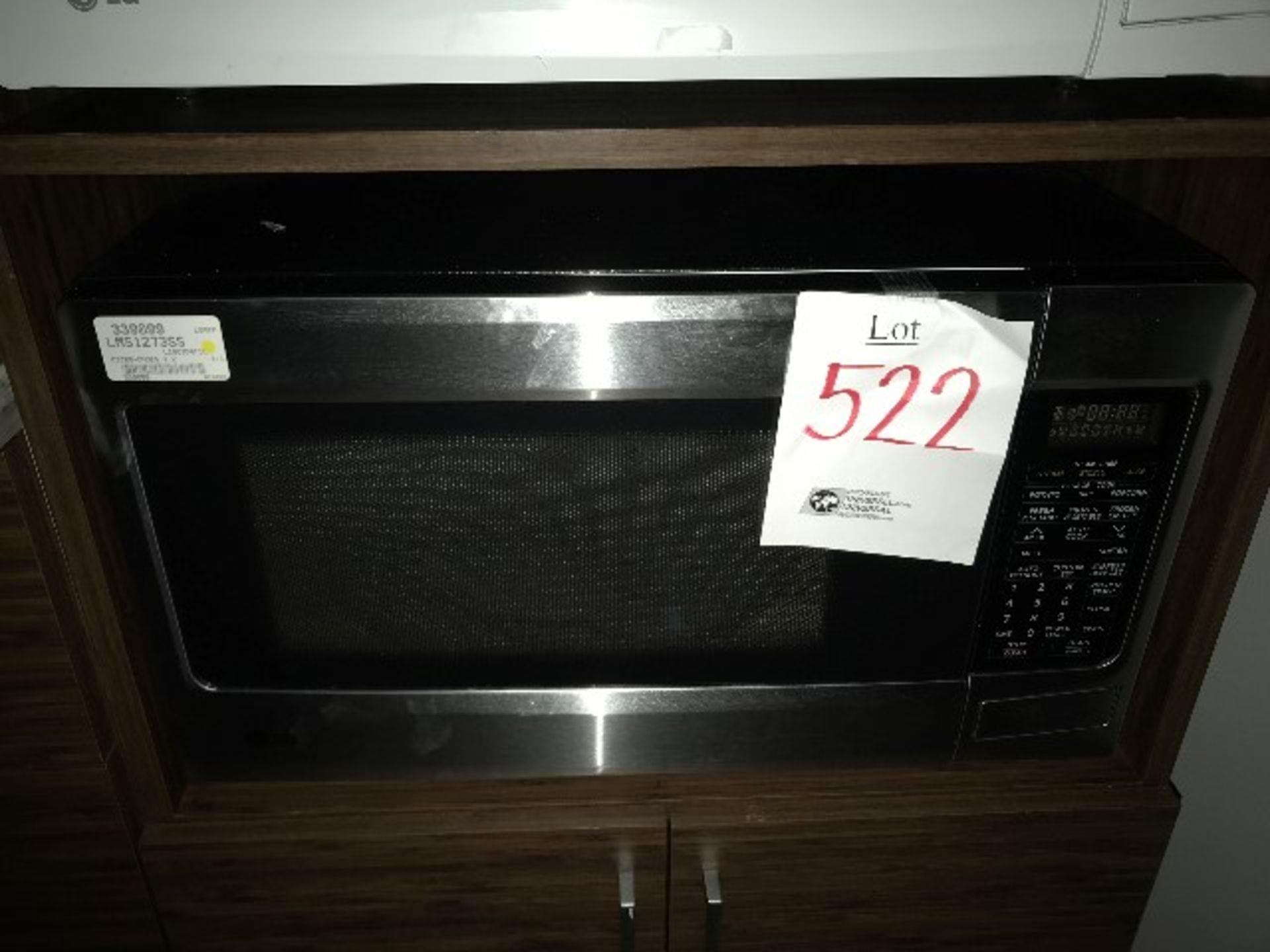 LG stainless steel microwave oven