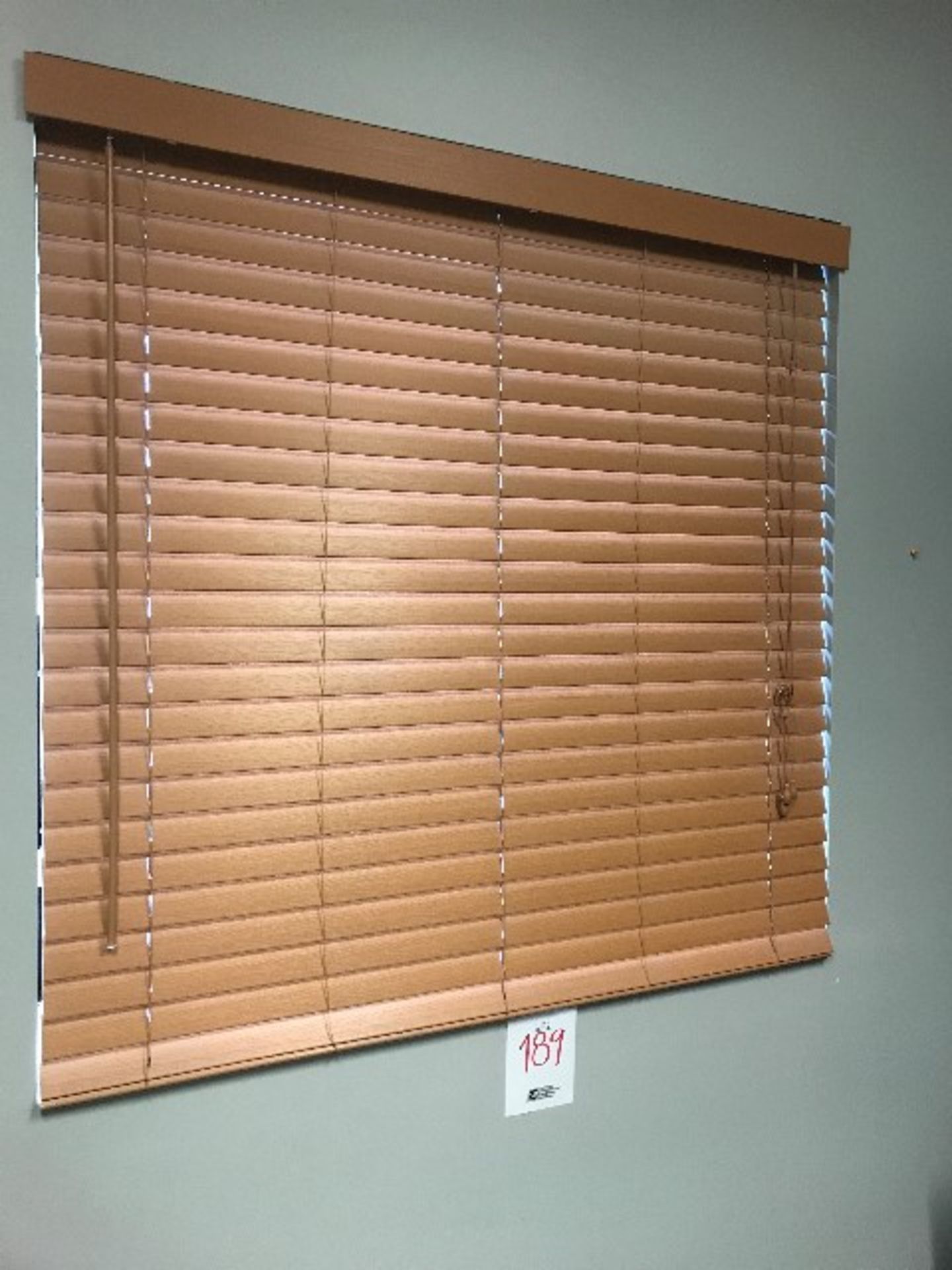 Faux wood horizontal blinds,5pcs