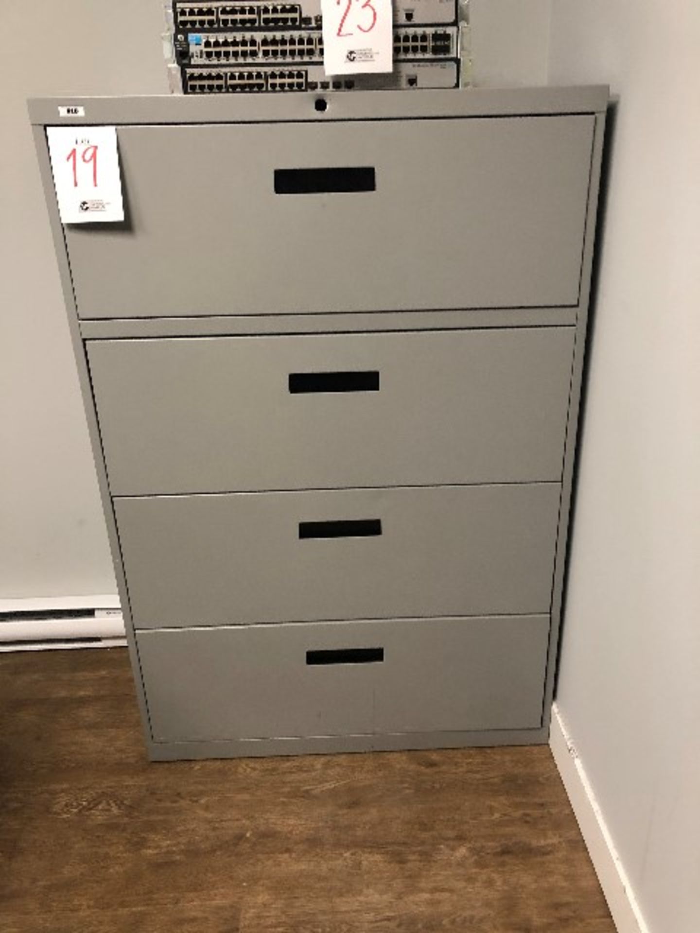 4-Drawer lateral filing cabinet