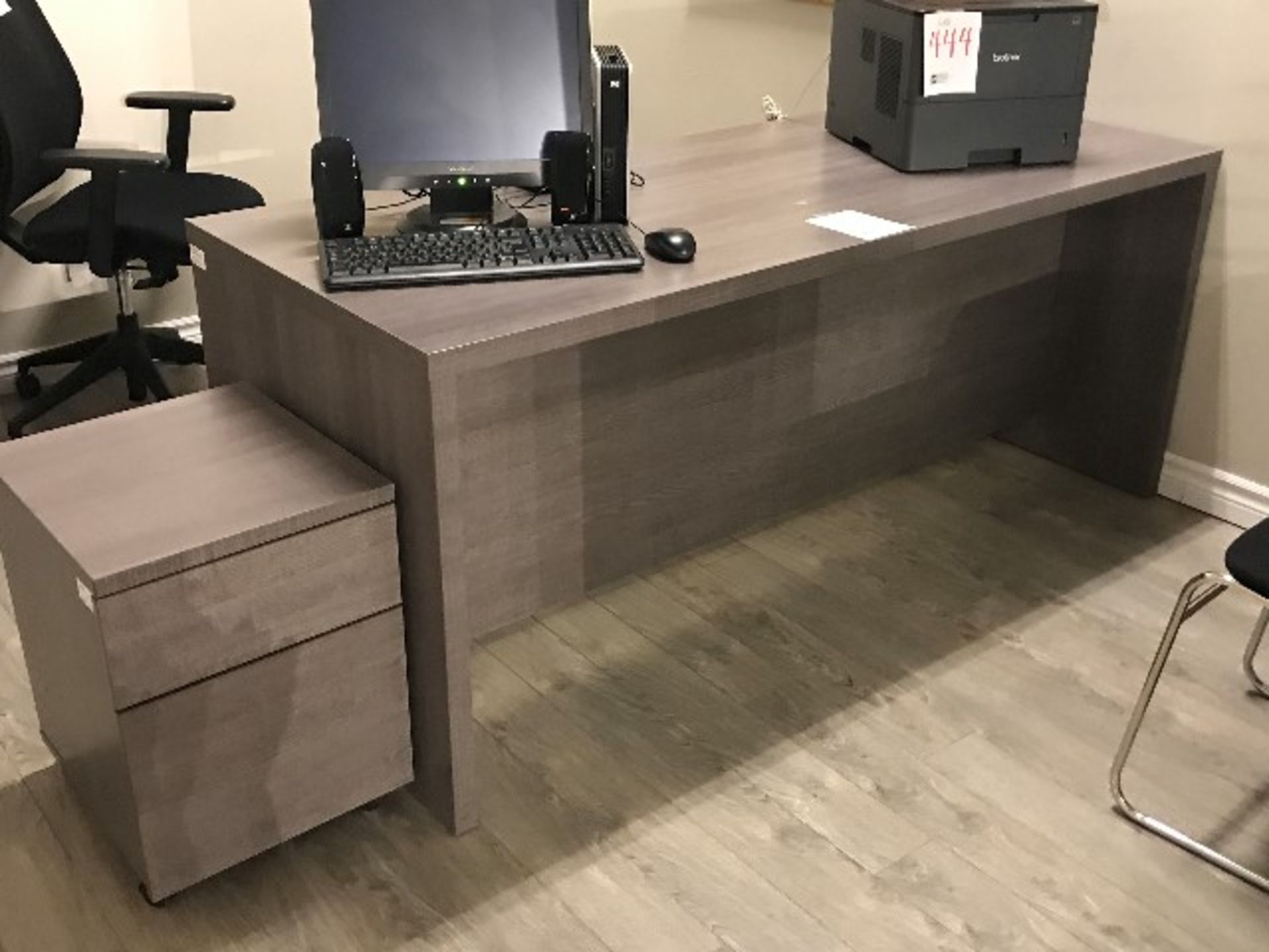 Office desk,71”x29” w/mobile cabinet