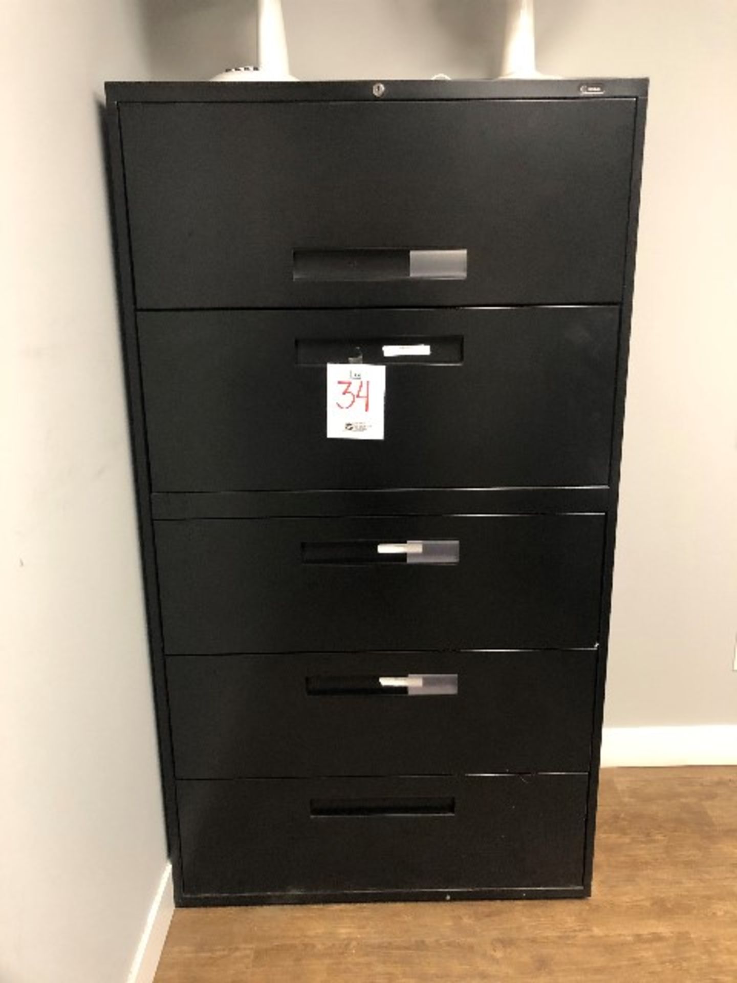 5-Drawer lateral filing cabinet