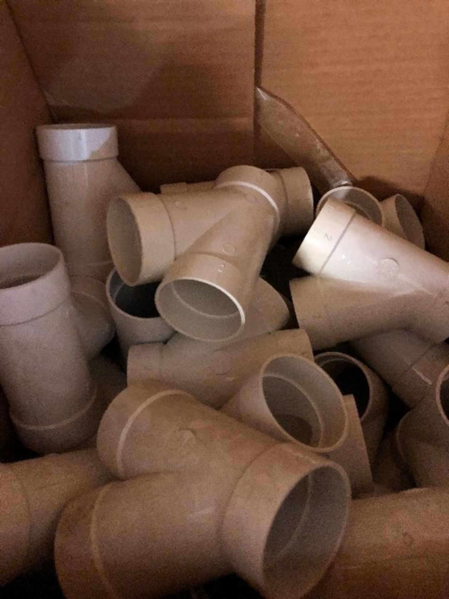 Assorted central vacuum fittings & parts, 4 boxes - Image 2 of 4