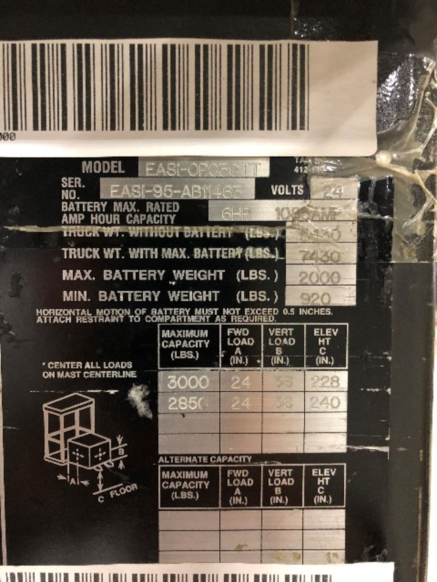 Raymond EASI-OP30TT Electric lift order picker w/charger, 24 volts - Image 5 of 7