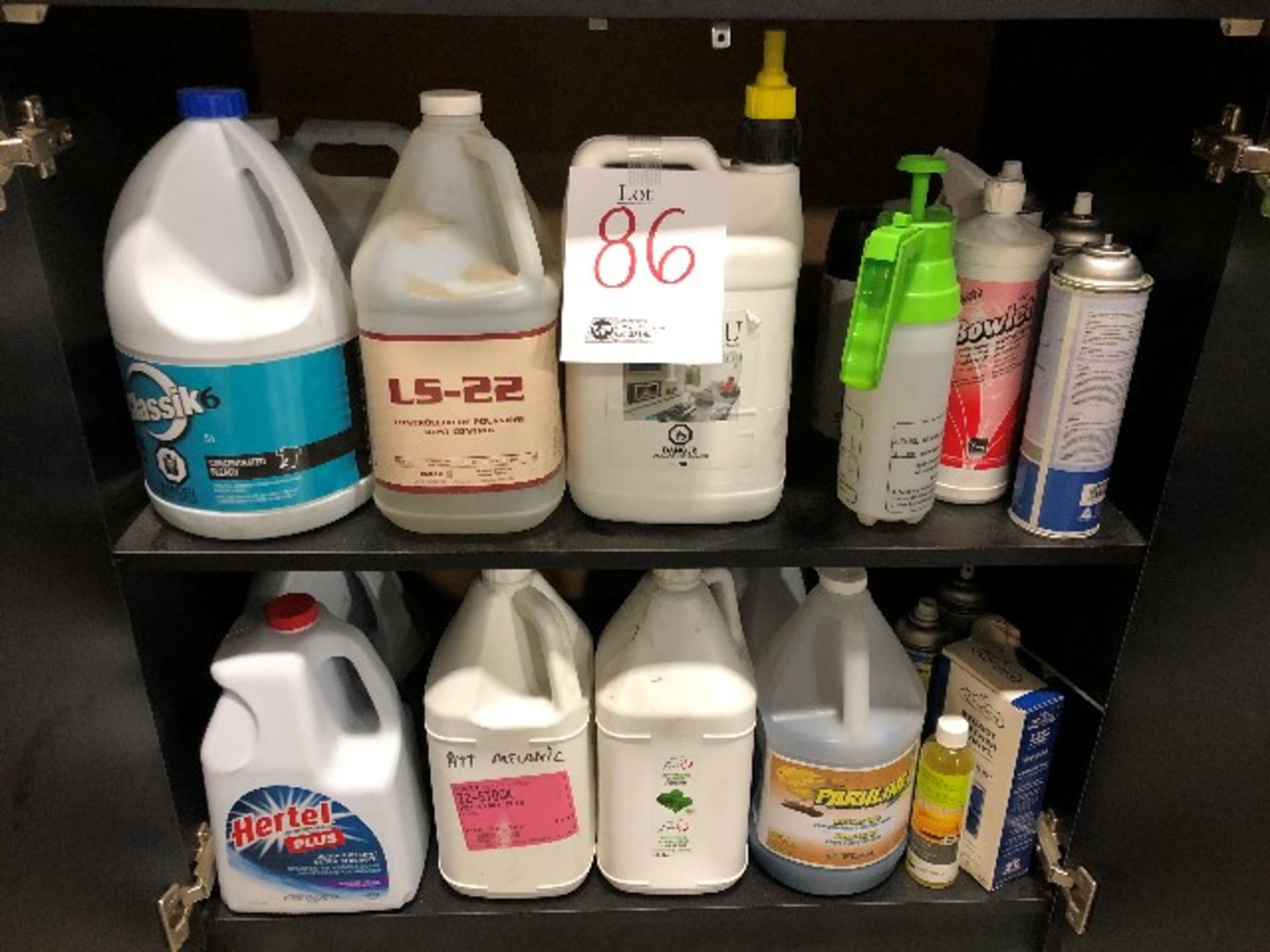 LOT: Assorted cleaning products, etc...
