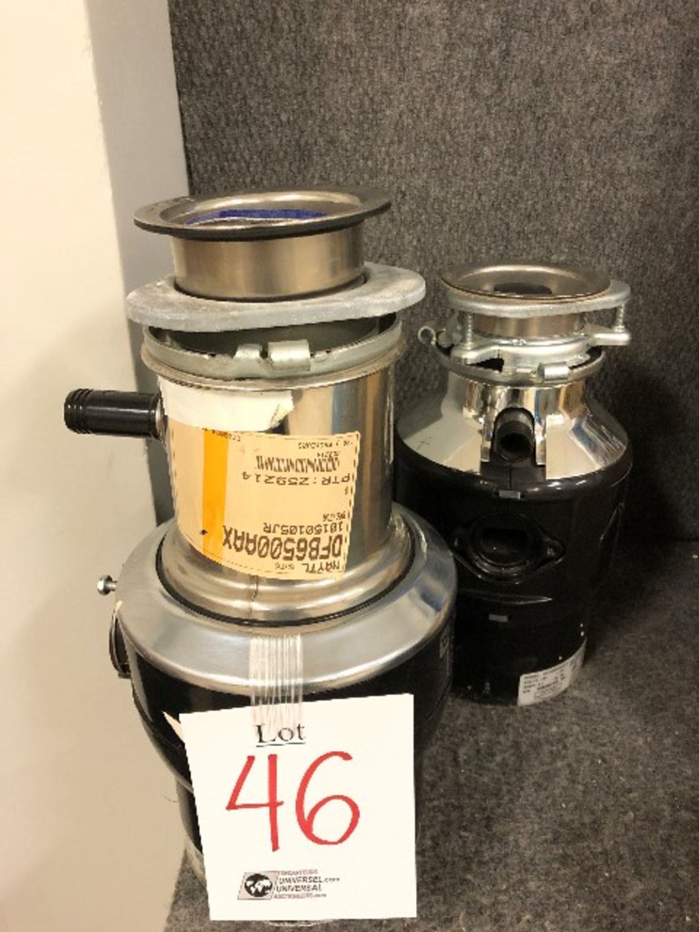 LOT: Maytag DFB6500AAX food waste disposer, 0.75HP, 2pcs