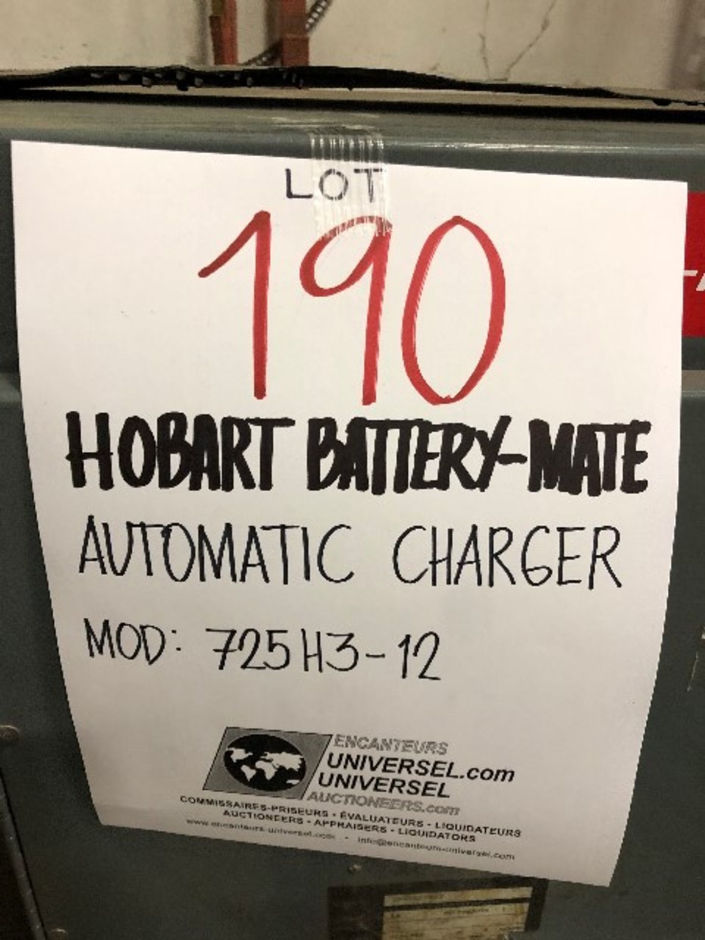 Hobart Battery Mate 725H3-12 automatic charger - Image 2 of 2