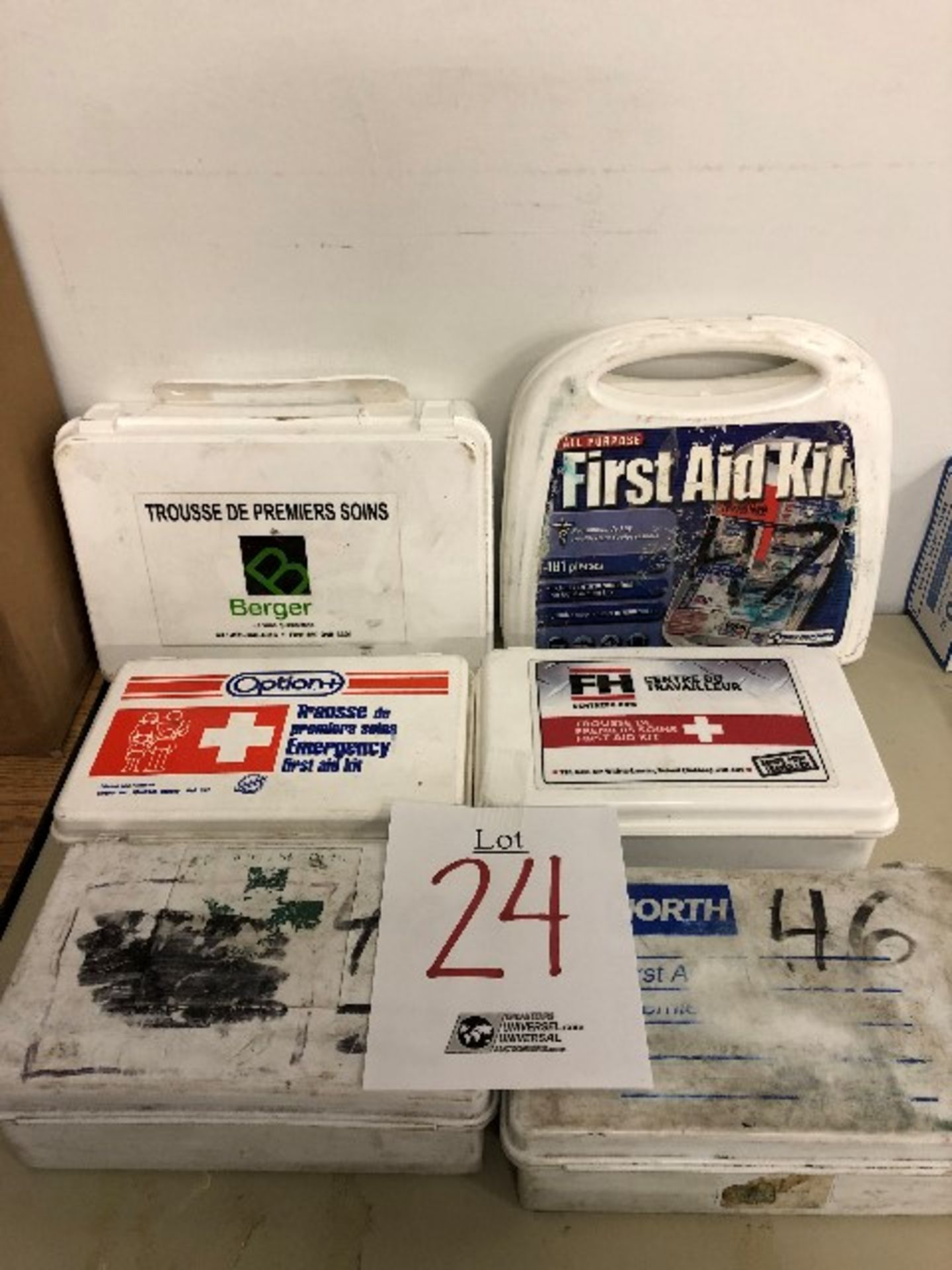 LOT: Assorted First Aid kits, 6pcs
