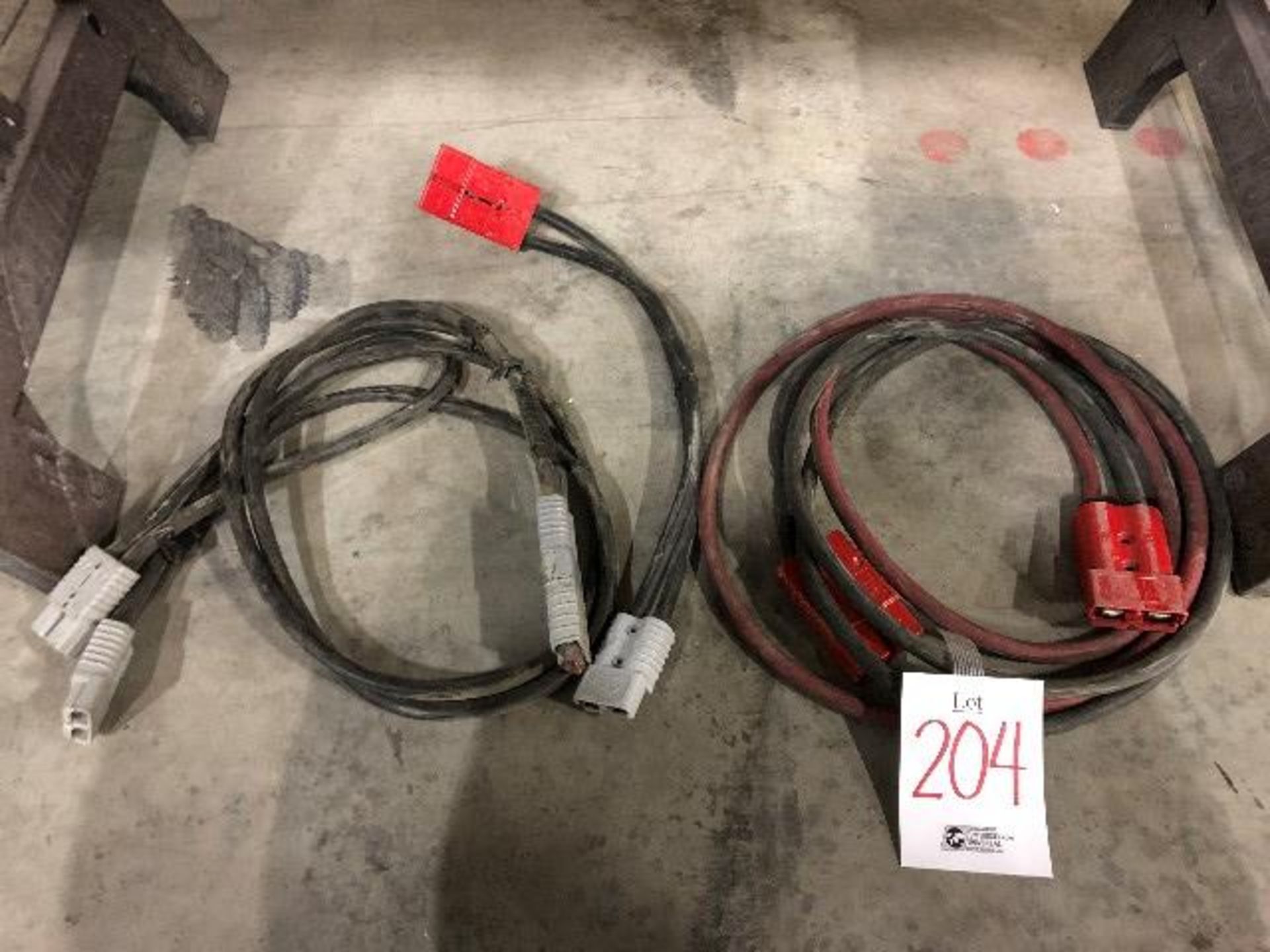 Forklift battery extension cables, 3pcs