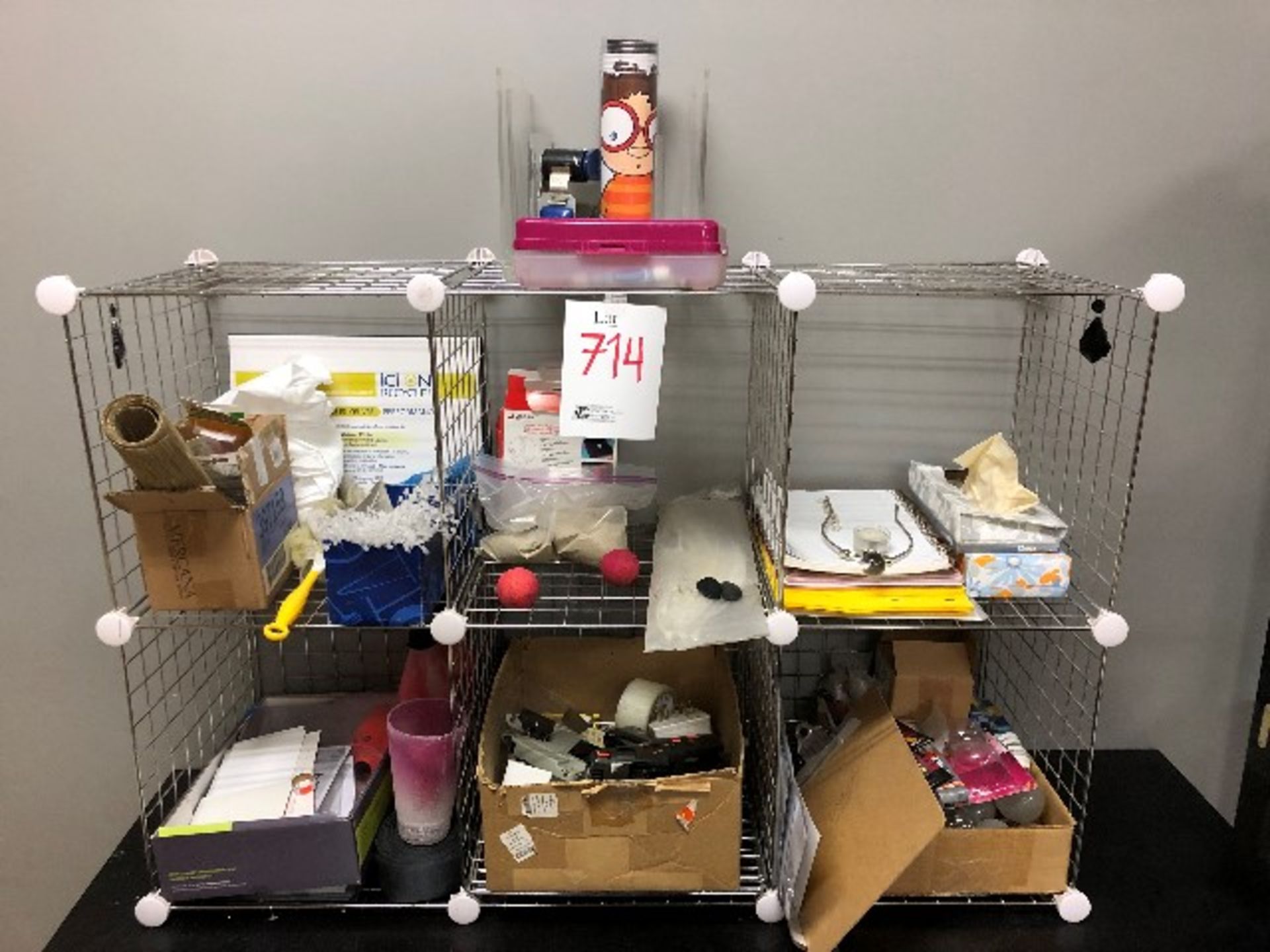 LOT: Table, organizer, stand, etc... - Image 2 of 2
