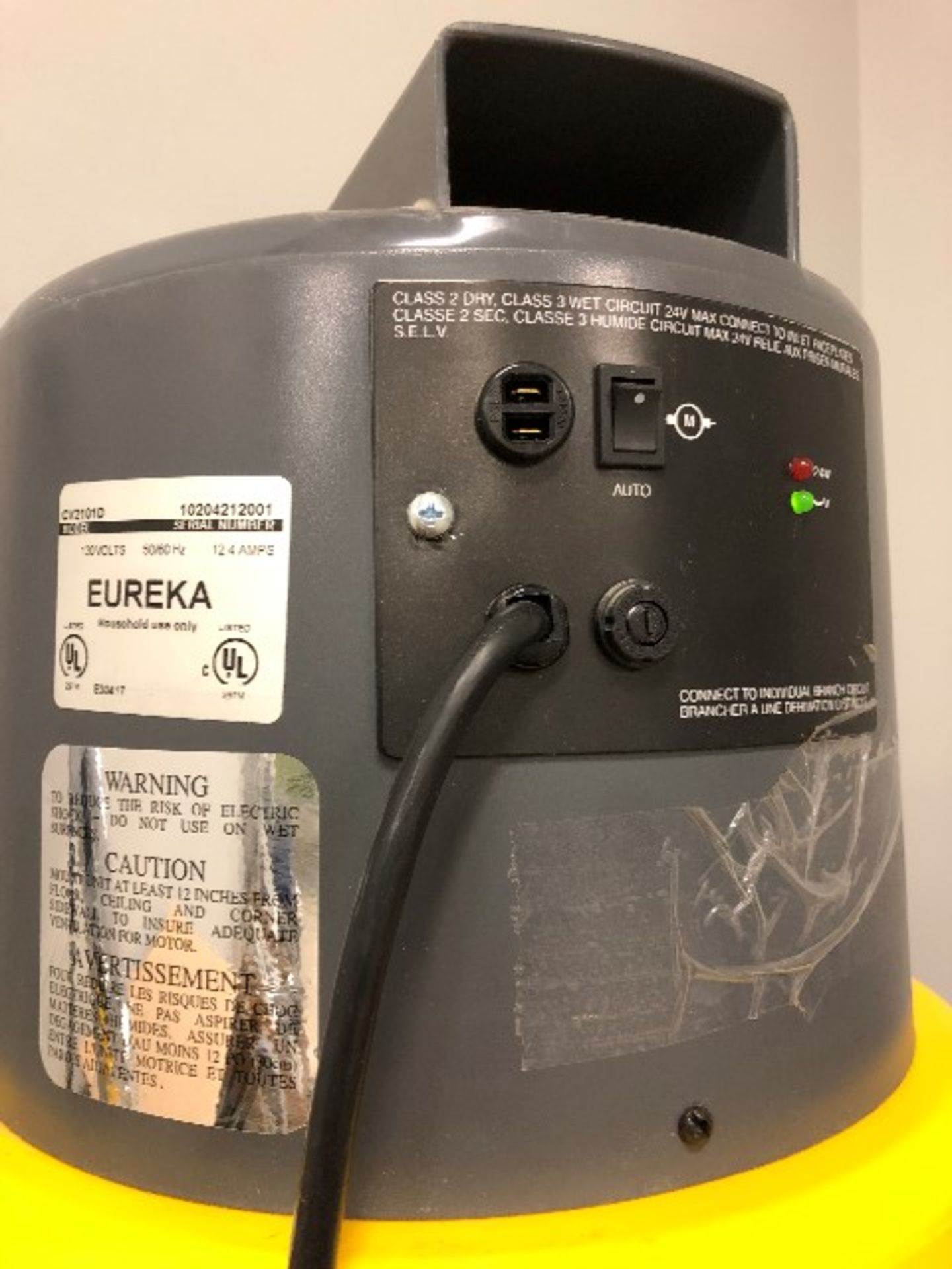 Eureka central vacuum system CB2101D, 12.4A - Image 3 of 4