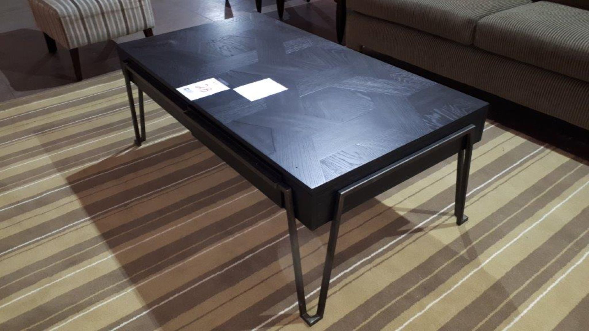 Coffee table w/storage drawers, 50”x26” - Image 2 of 3