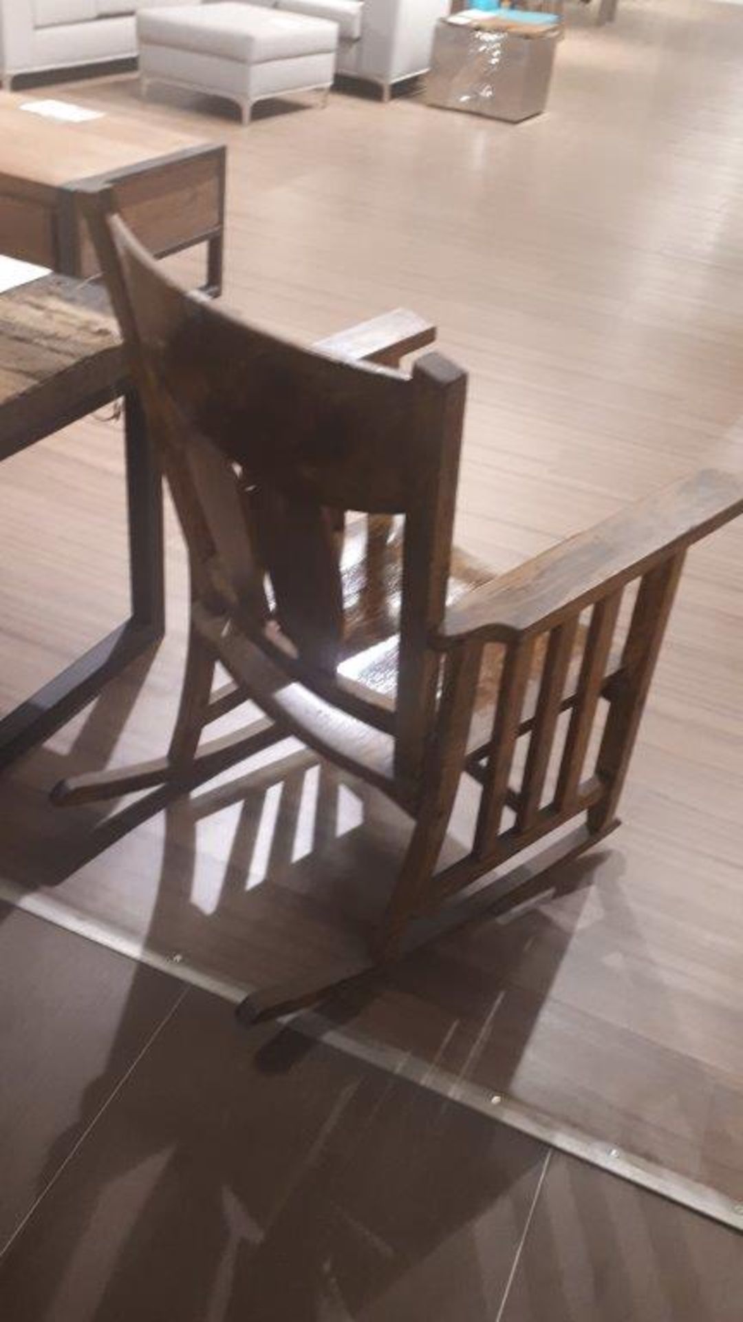 Antique style rocking chair - Image 3 of 3