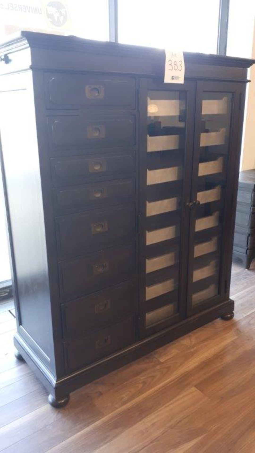 Universal articulate multi drawer dresser, 51”x20”x62”