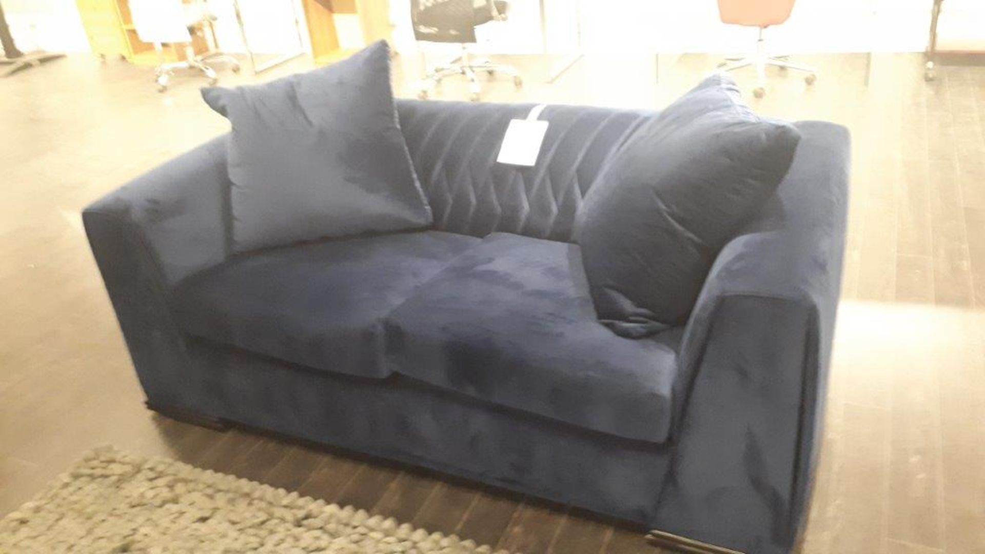 Sofa, 2 seat, blue