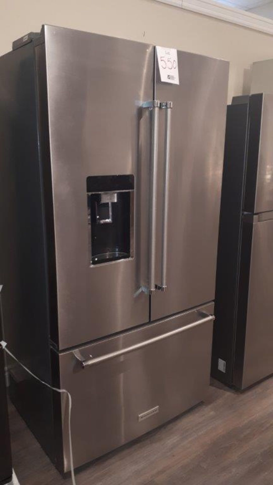 Kitchen Aid KRFC704FSS, 23.8cu.ft, stainless steel, french door, bottom freezer, ice maker, water