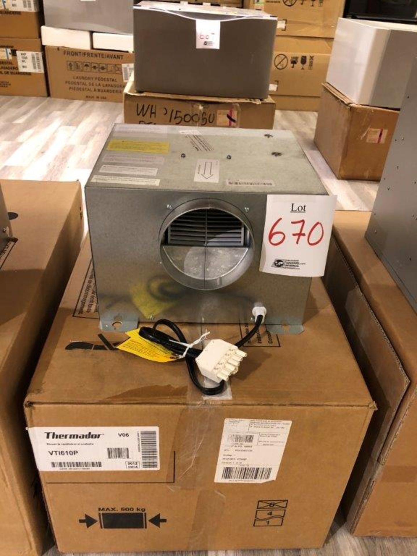 Thermador VT610P in-line blower