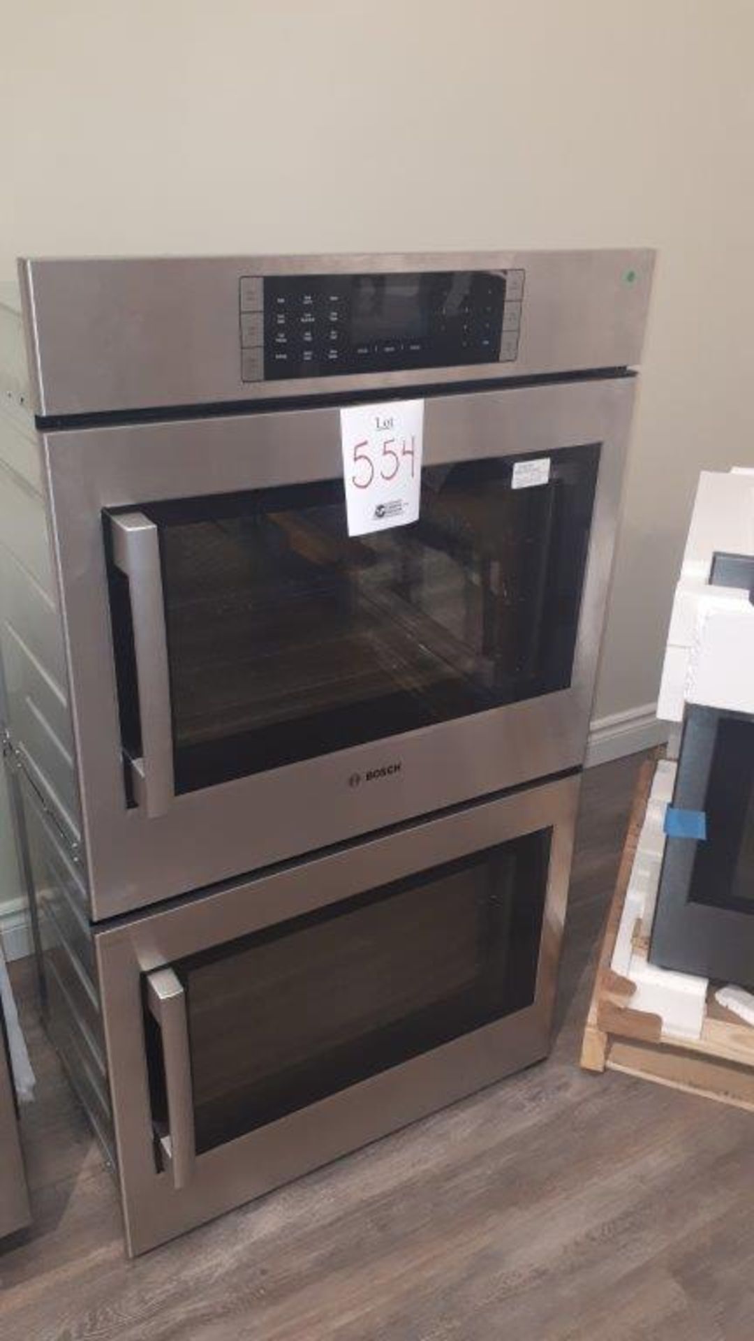 Bosch HBLP651RUC stainless steel 4.6cu.ft double electric convection wall ovens