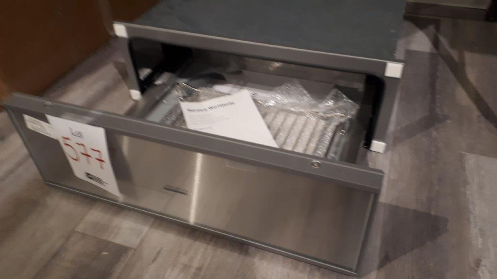 Gaggenau WS463710 24” stainless steel glass backed front, warming drawer, 1cu.ft - Image 2 of 3