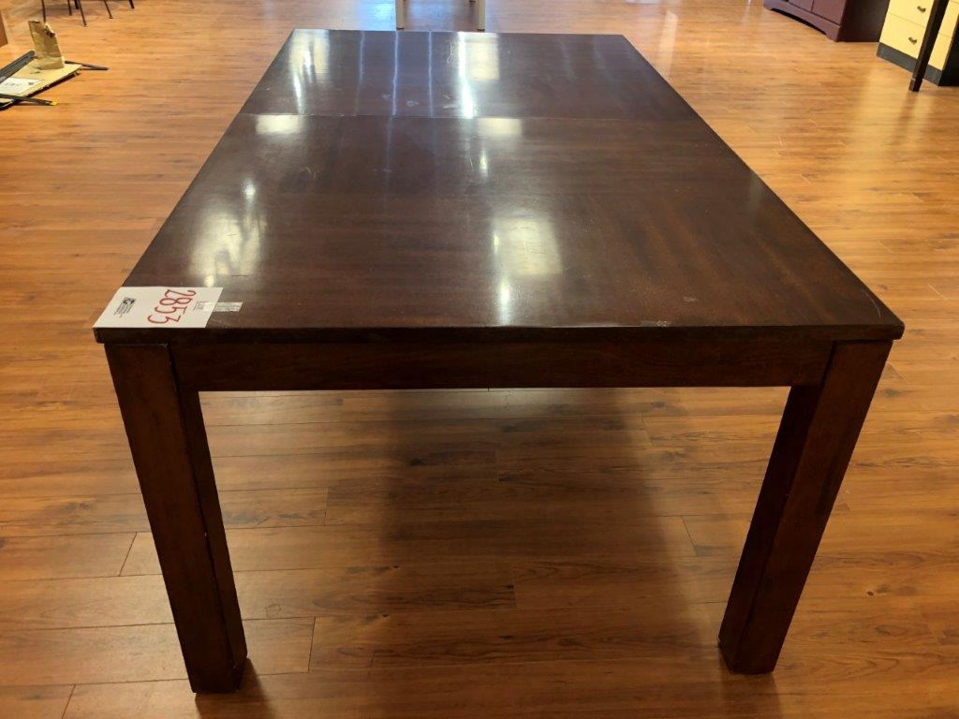 Wood Dining table 42"x72" - Image 3 of 4