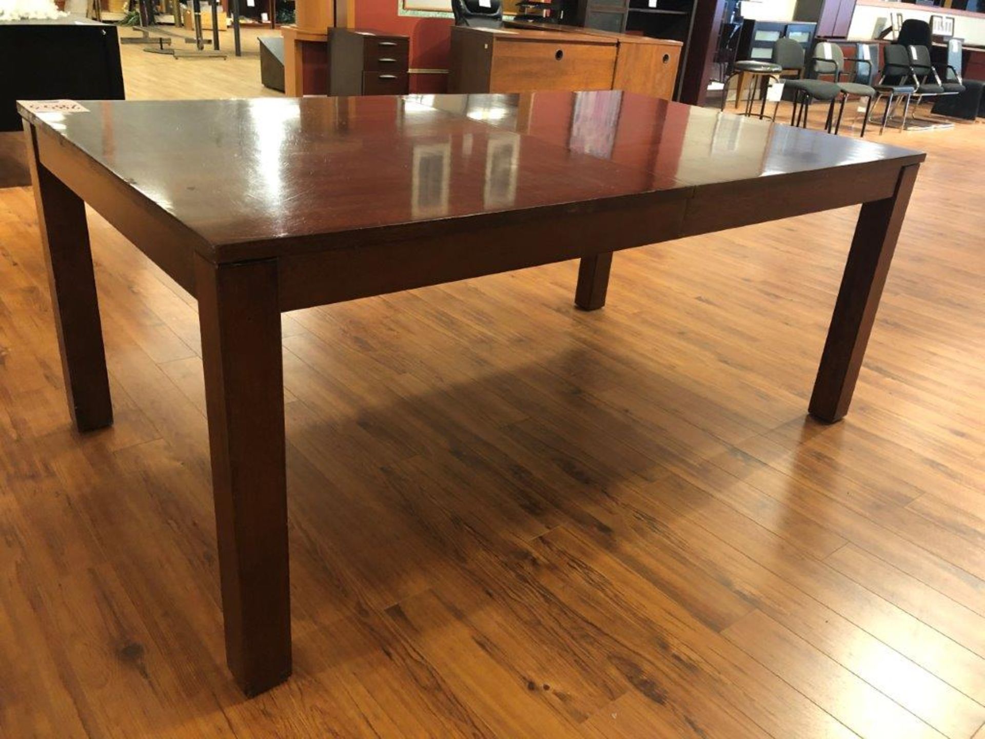 Wood Dining table 42"x72" - Image 4 of 4