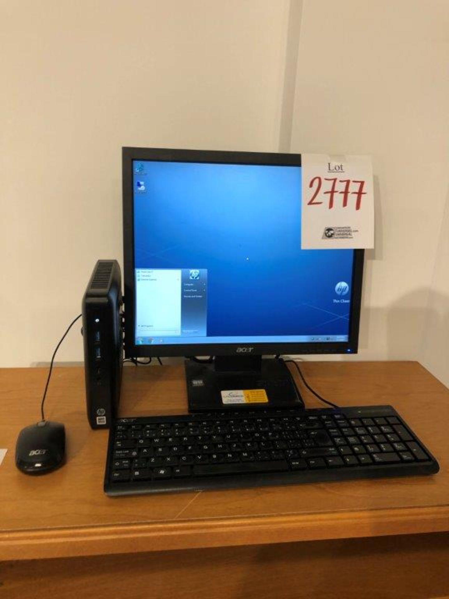 Dell t520 1.20 ghz 4gig with monitor, keyboard, mouse (lot)