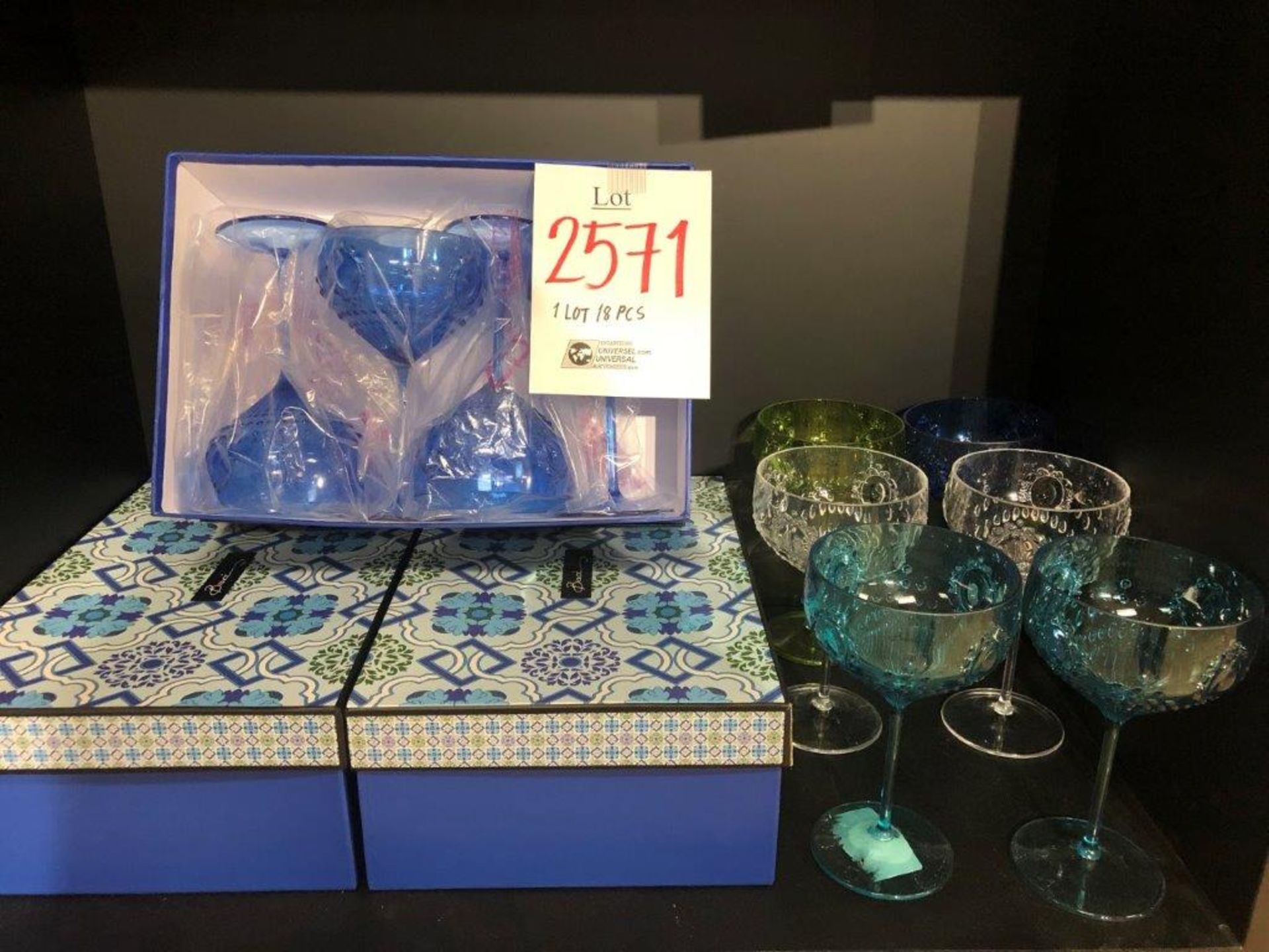 Assorted plastic glassware Baci (lot)