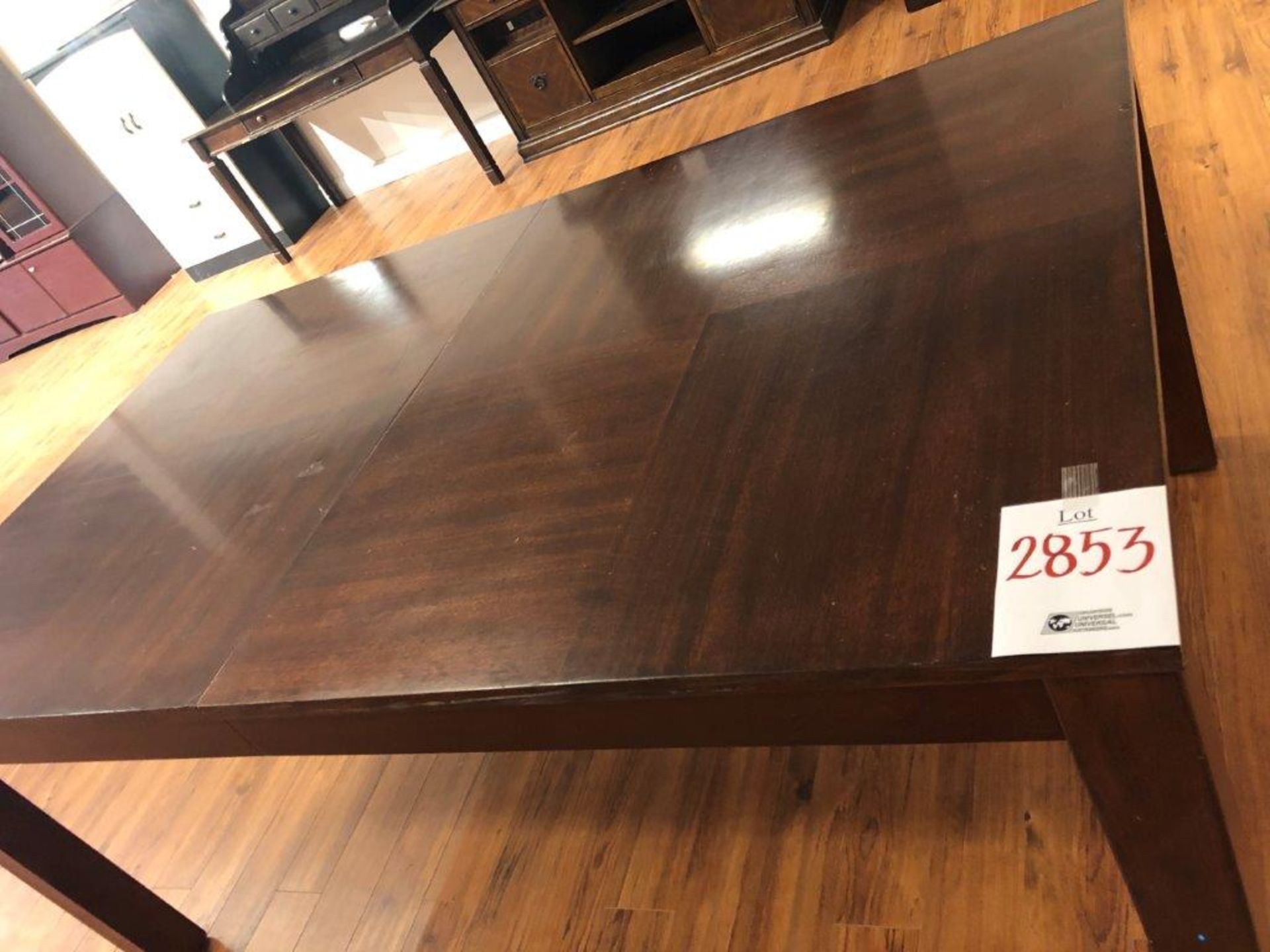 Wood Dining table 42"x72" - Image 2 of 4