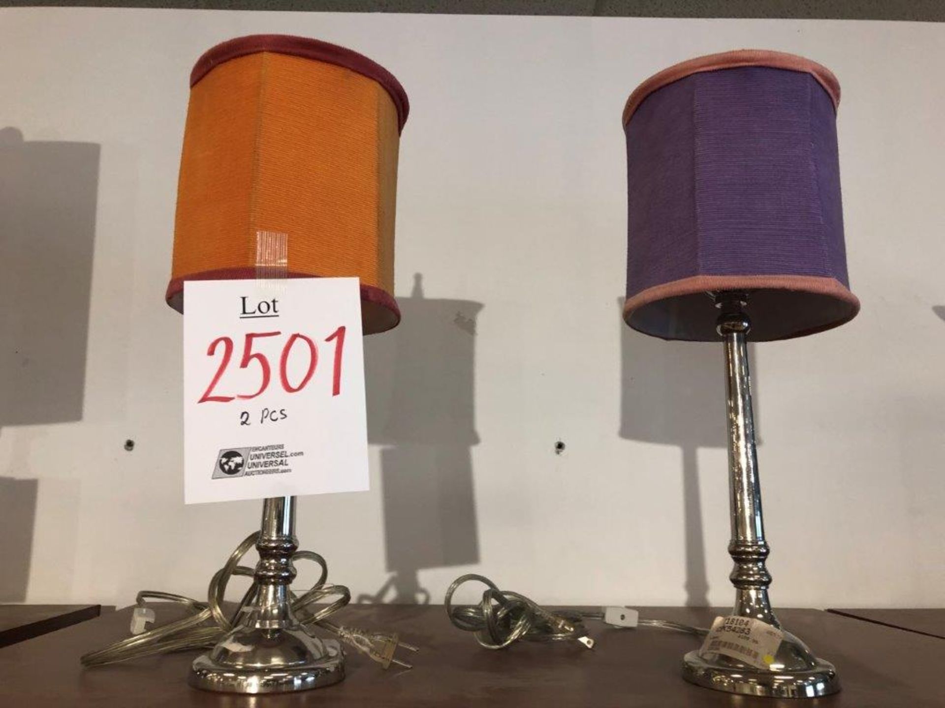 Assorted Table lamps 2pcs (Lot)