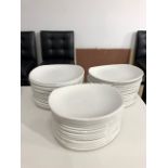 Appetizer plates, 8”x7”, 48 pcs (Lot)