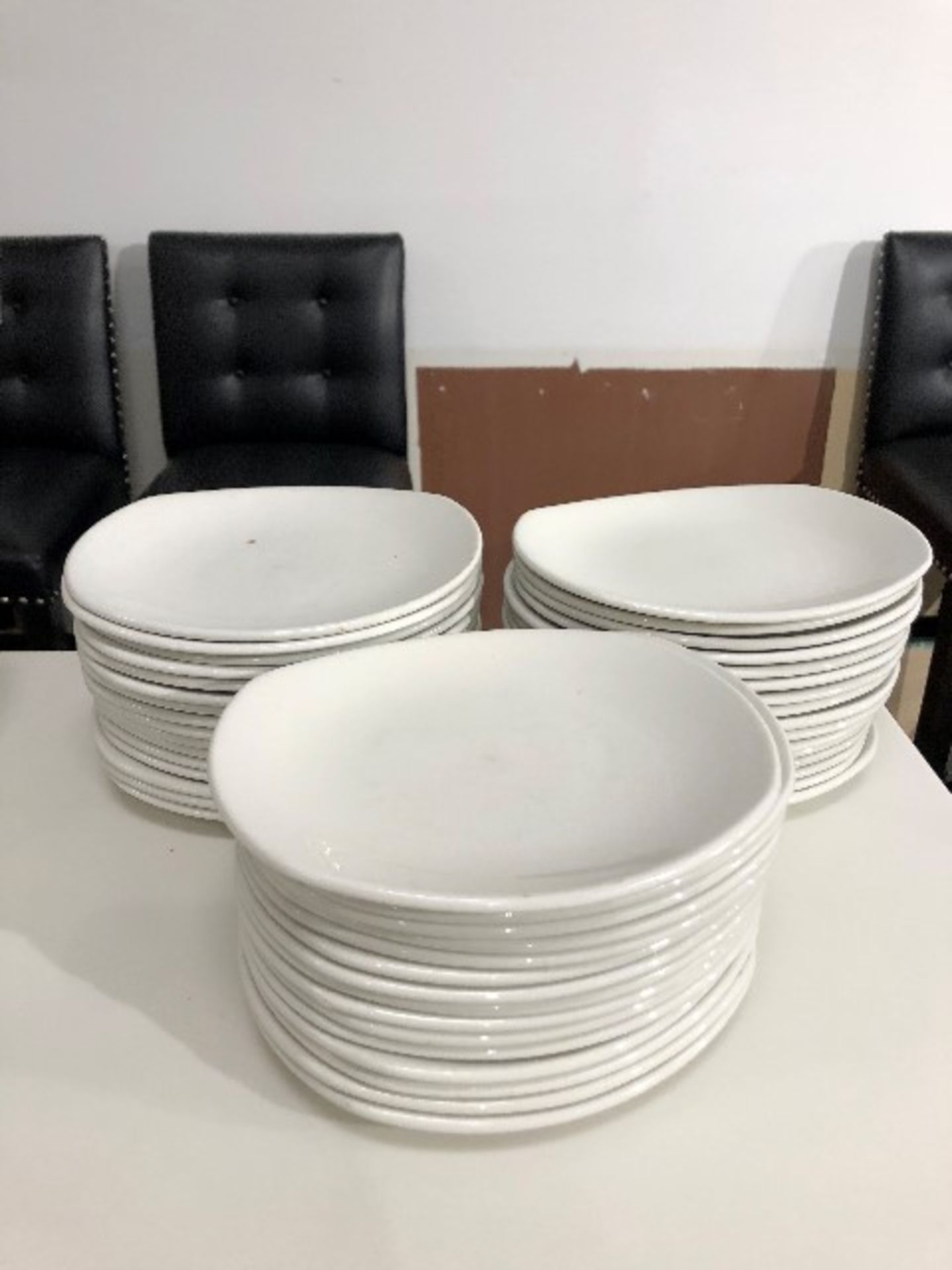 Appetizer plates, 8”x7”, 48 pcs (Lot)