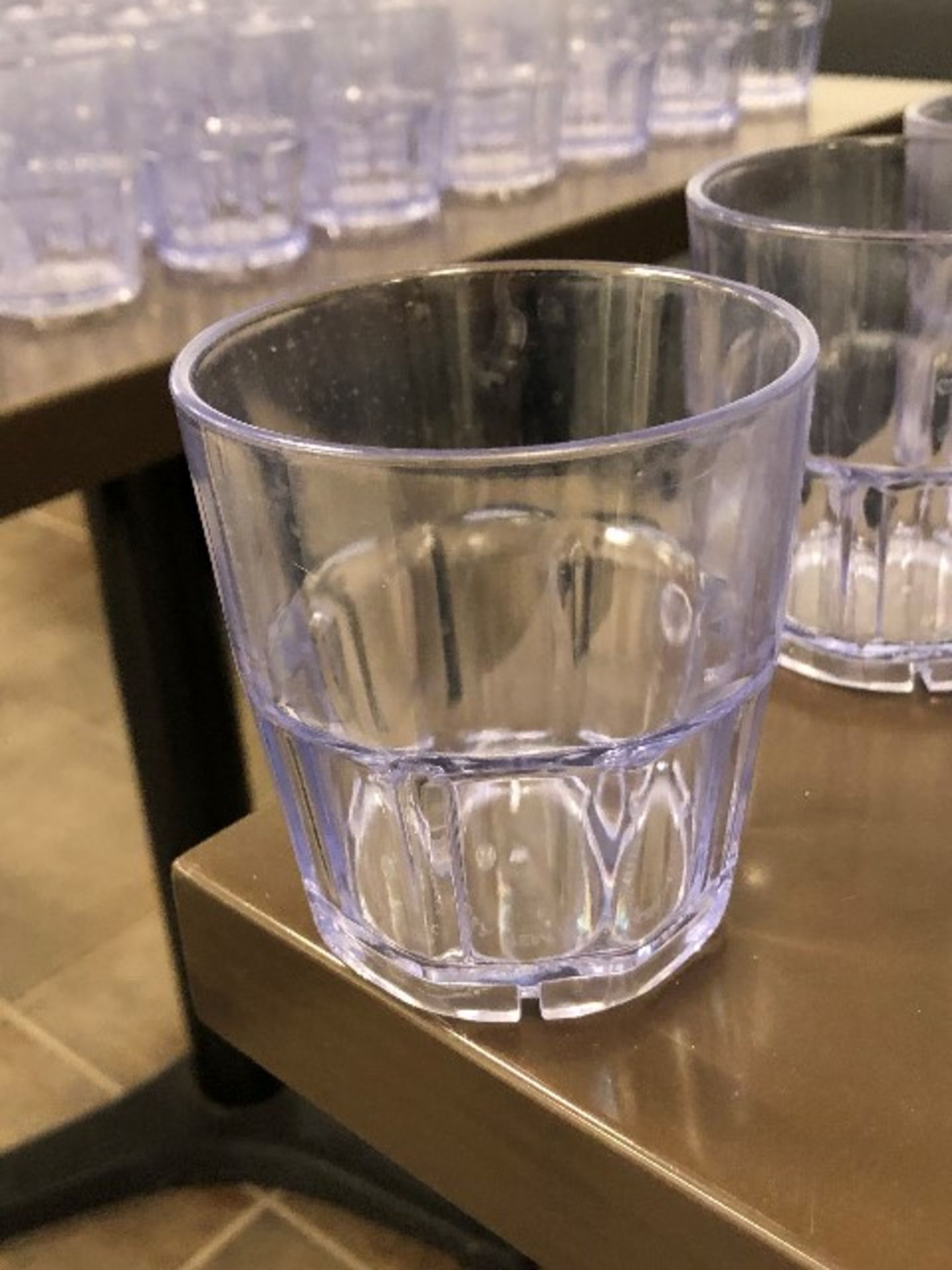 Water glasses, plastic, 39 pcs (Lot) - Image 2 of 2