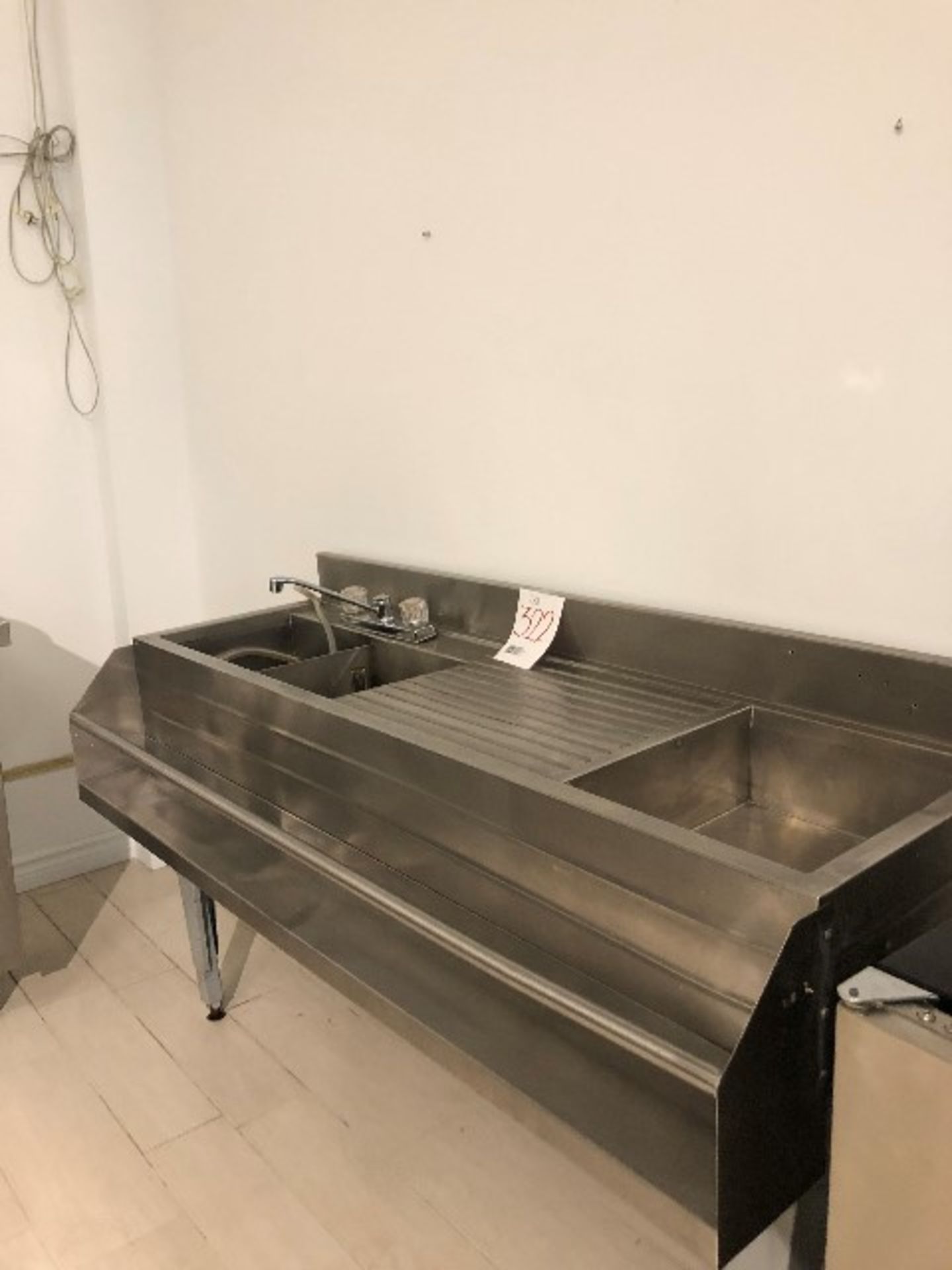 Stainless steel beverage sink, W.60”” - Image 2 of 2