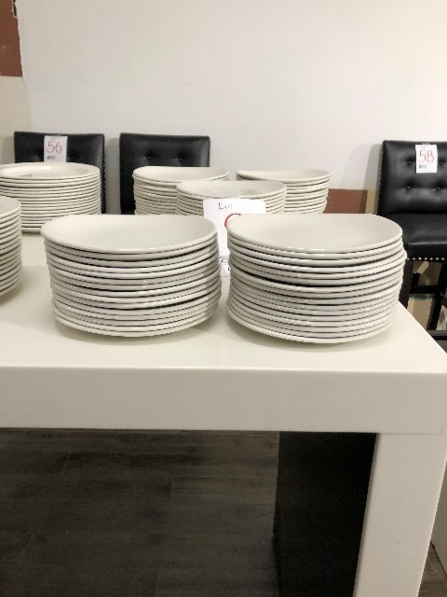 Appetizer plates, 8”x7”, 32 pcs (Lot)