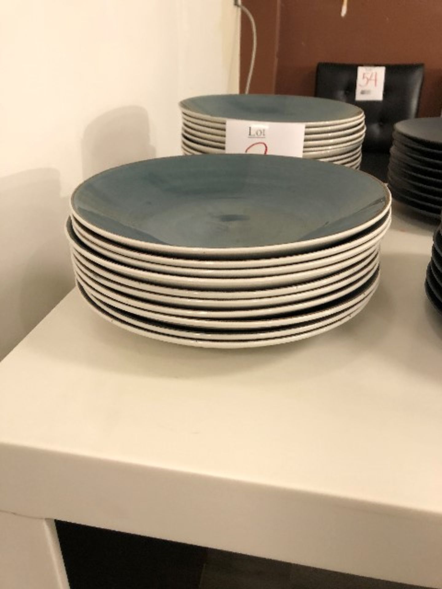 Round plates, 12”, 10 pcs (Lot)