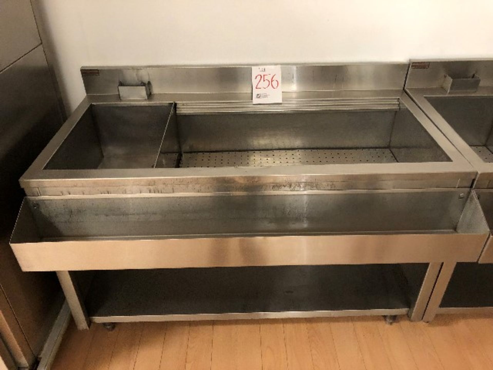 48” Stainless steel beverage sink