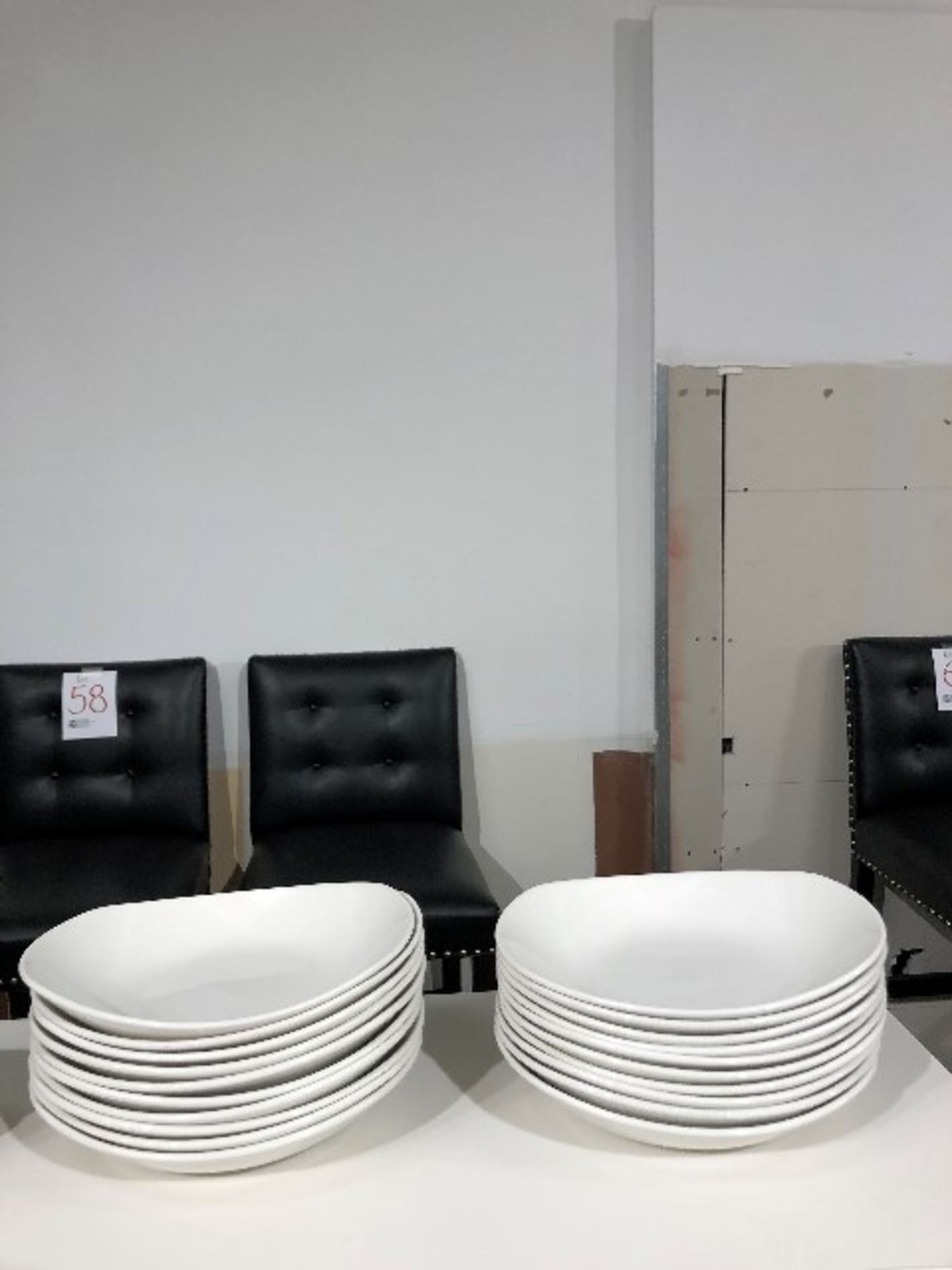 Bowl plates, 10”x9”, 20 pcs (Lot)