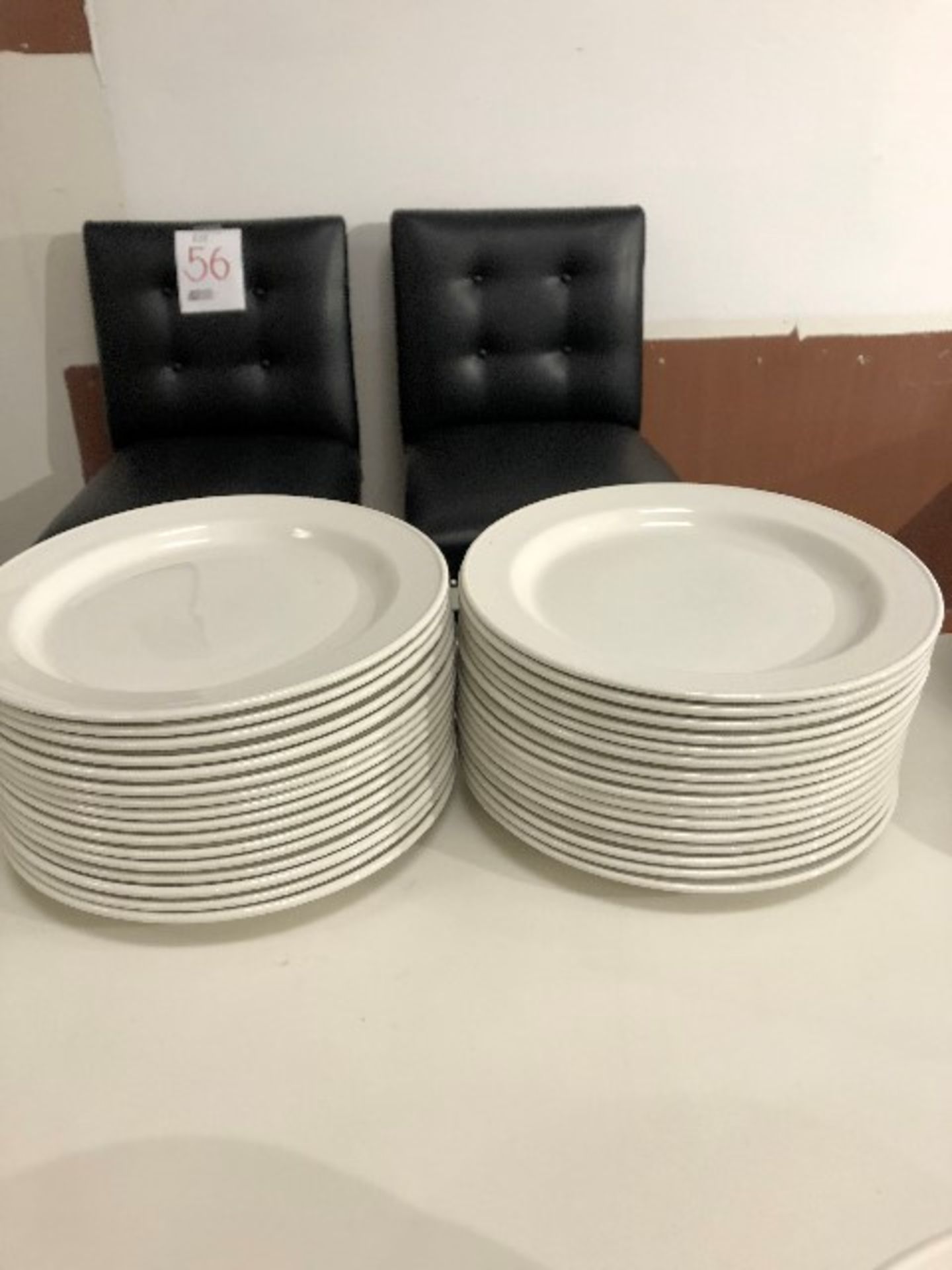 Appetizer plates, 9”, 33 pcs (Lot)