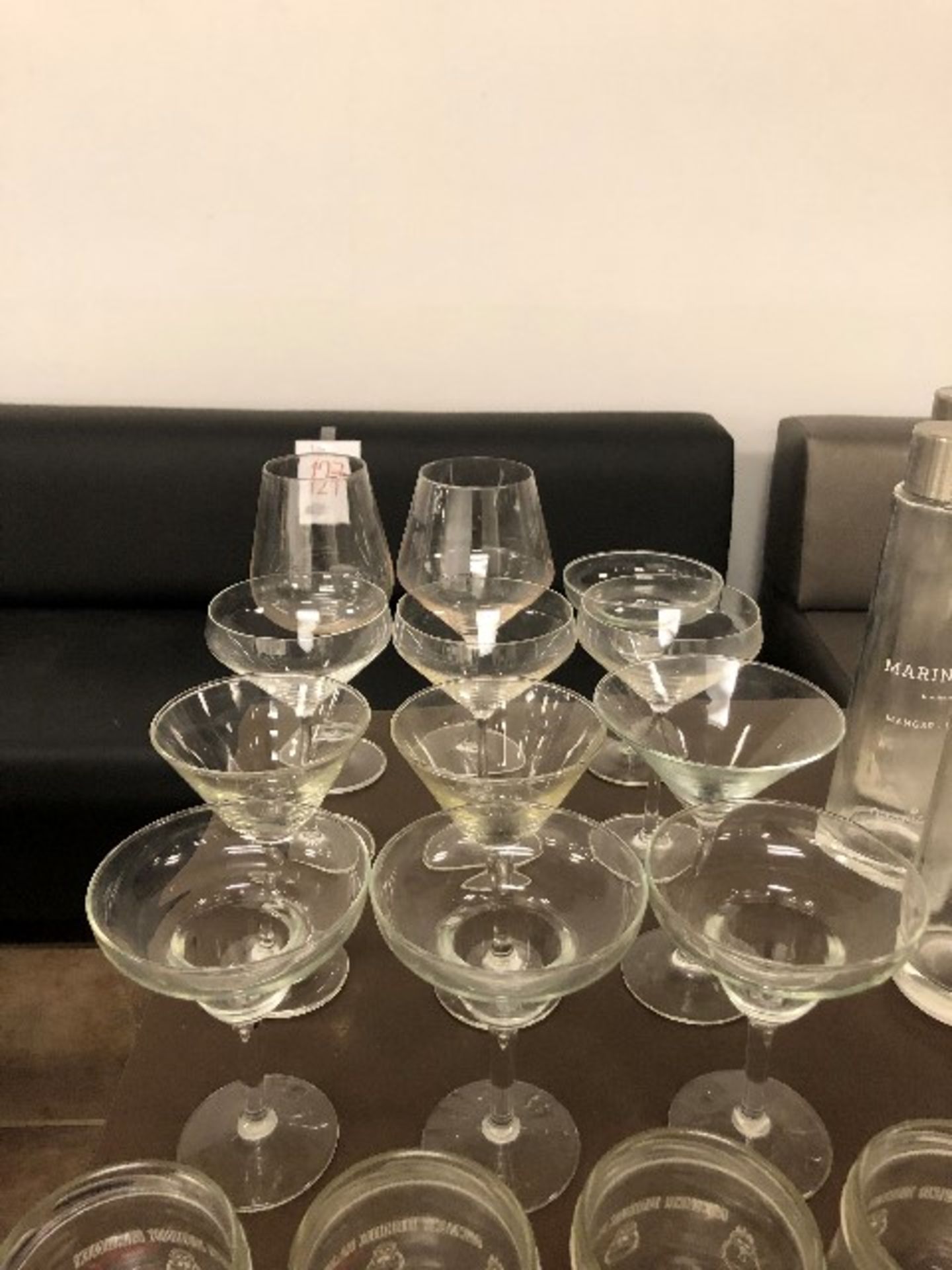 Assorted glasses, 12 pcs (Lot)