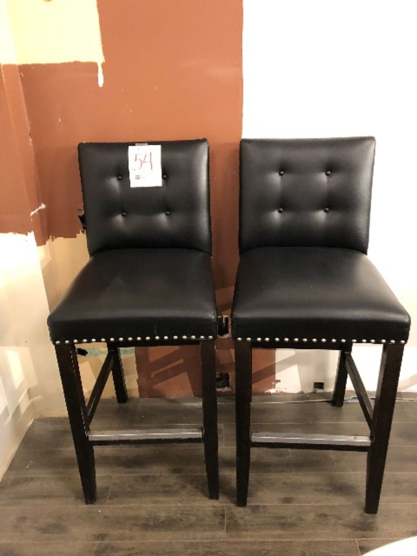 Bar stools, H.44”, 2 pcs