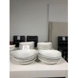 Bowl plates, 10”x9”, 16 pcs (Lot)