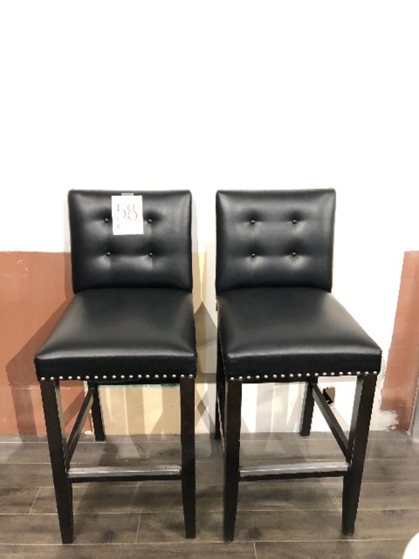 Bar stools, H.44”, 2 pcs