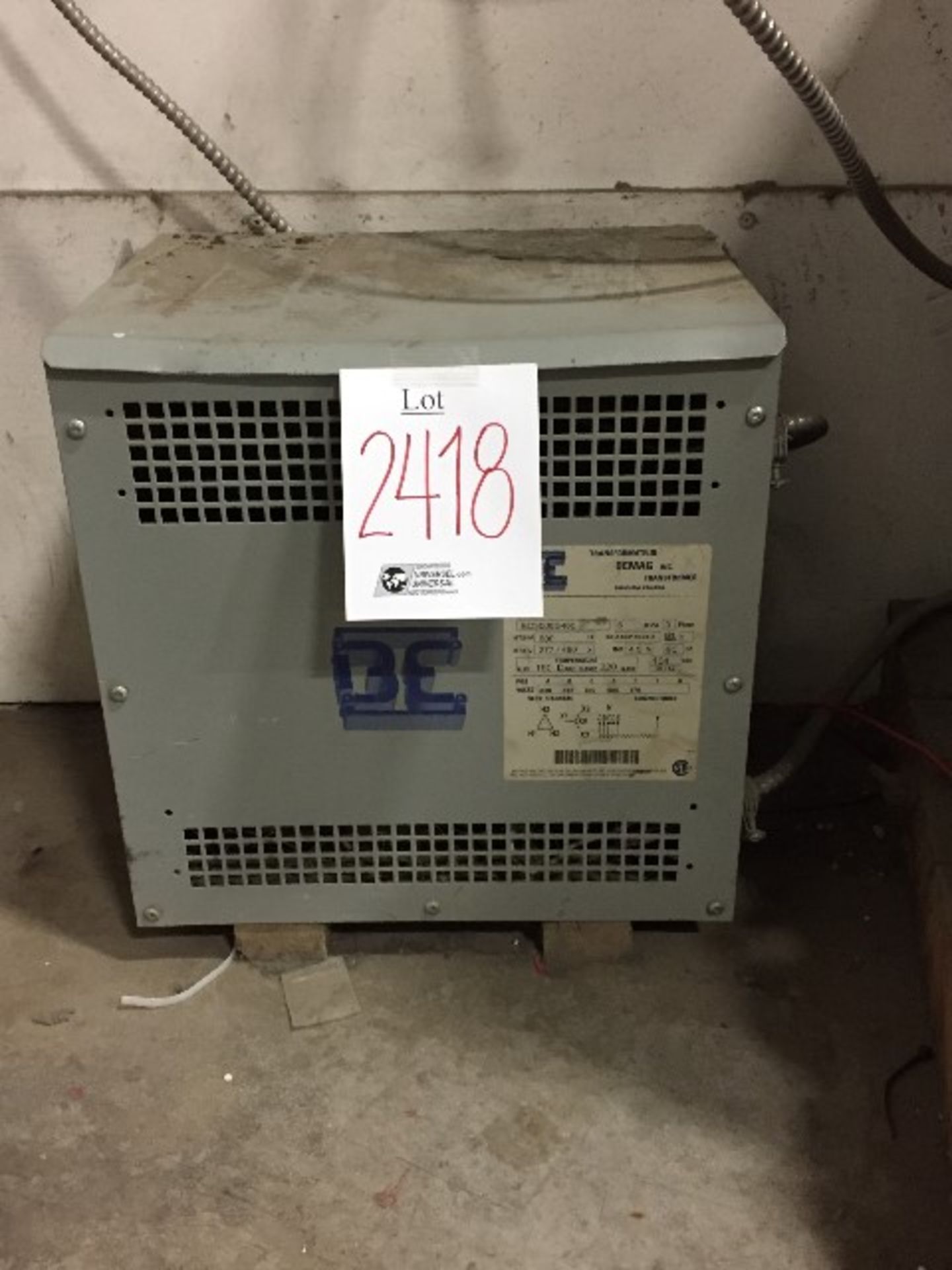 BEMAG Transformer mod:BC3006S480 15KVA 3PH 600V