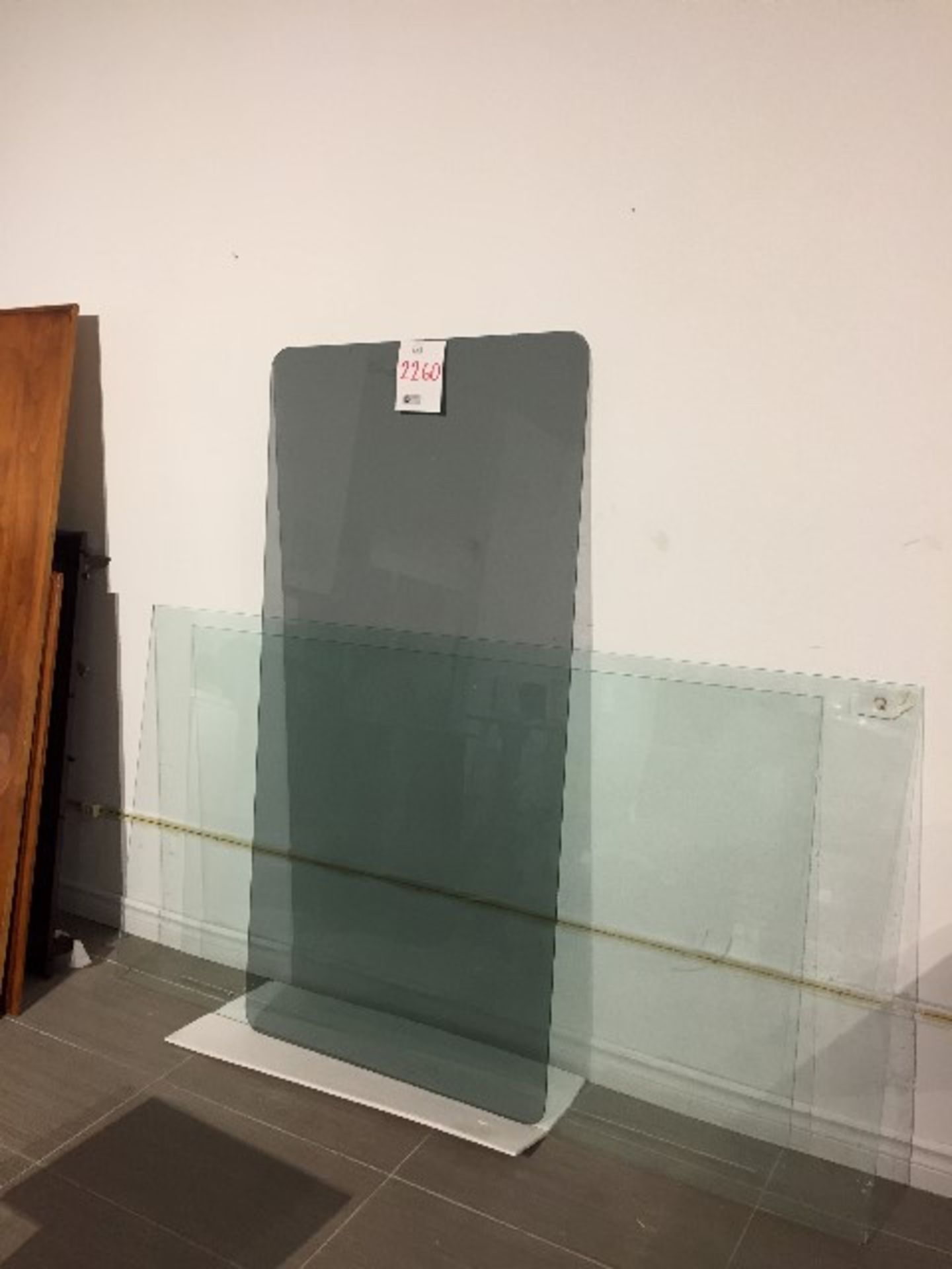 Assorted Glass tabletops 3pcs (Lot) (overstock/parts as is/telquel) - Image 2 of 2