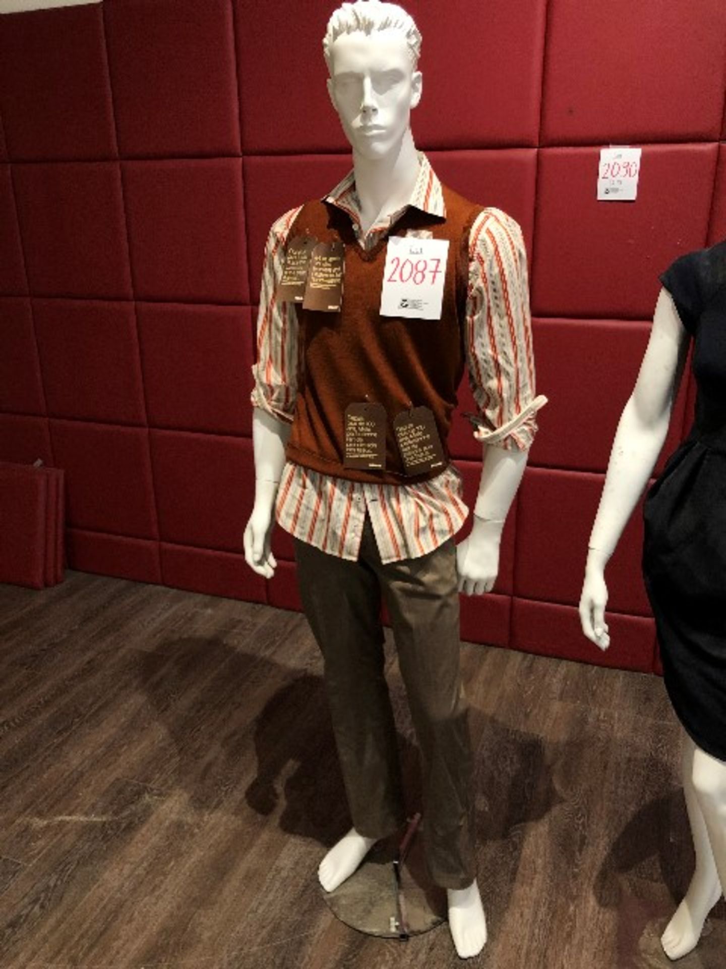 Male mannequin display