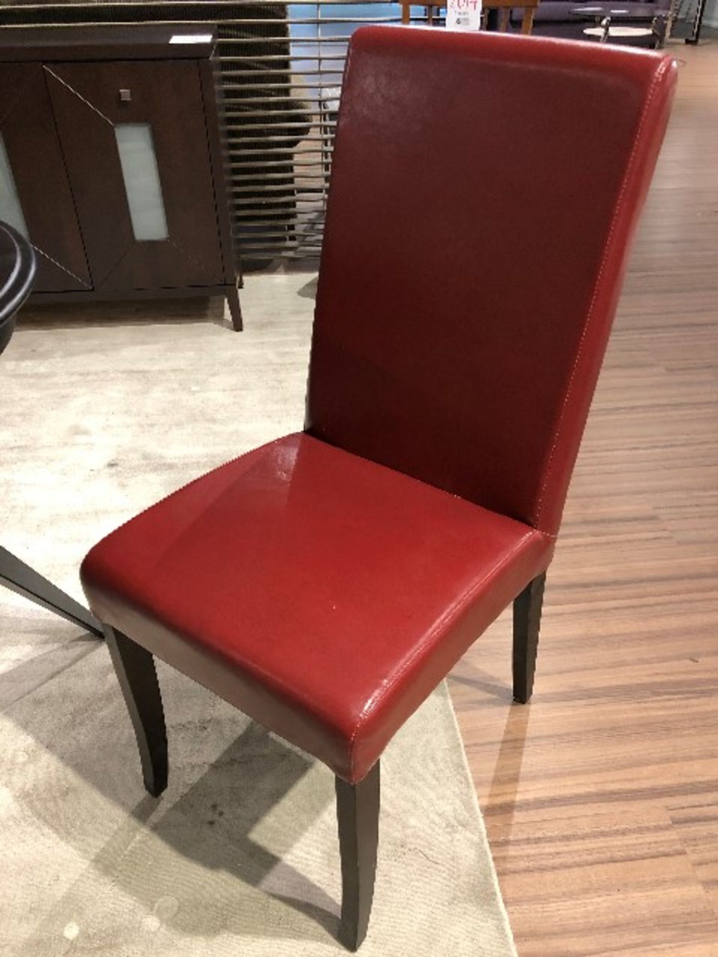 Parsons chairs, red, 2 pcs - Image 2 of 2