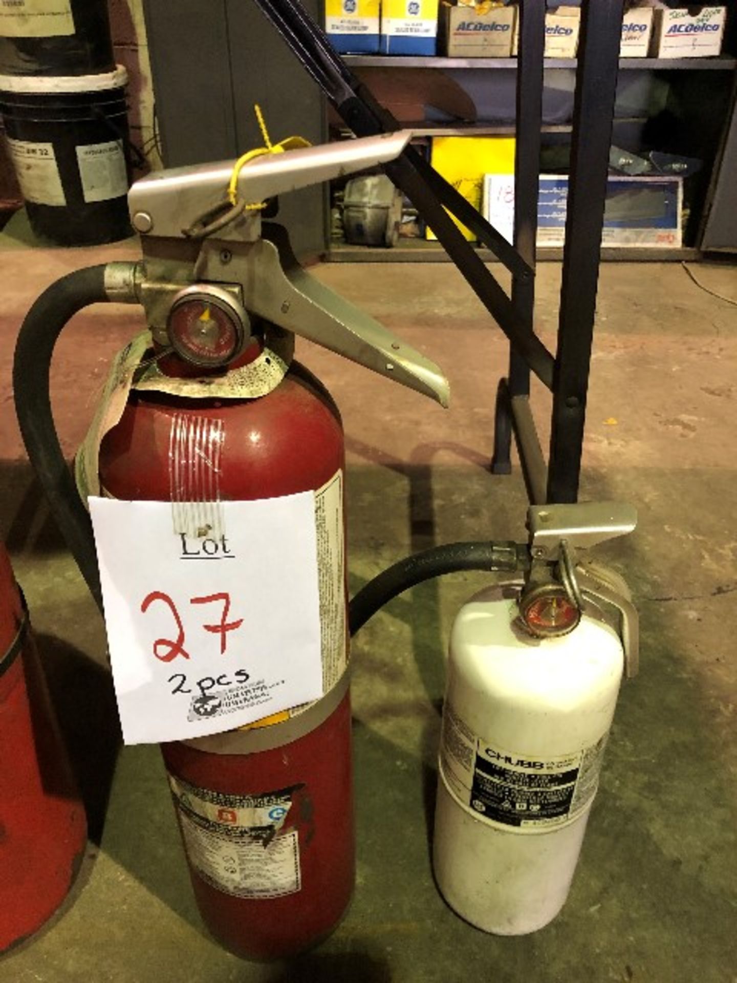 Fire extinguisher, 2 pcs