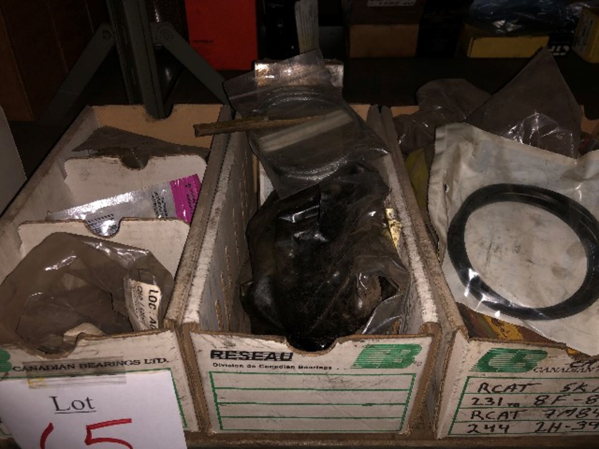 CAT & Volvo assorted parts, etc..., 7 boxes (Lot) - Image 2 of 3