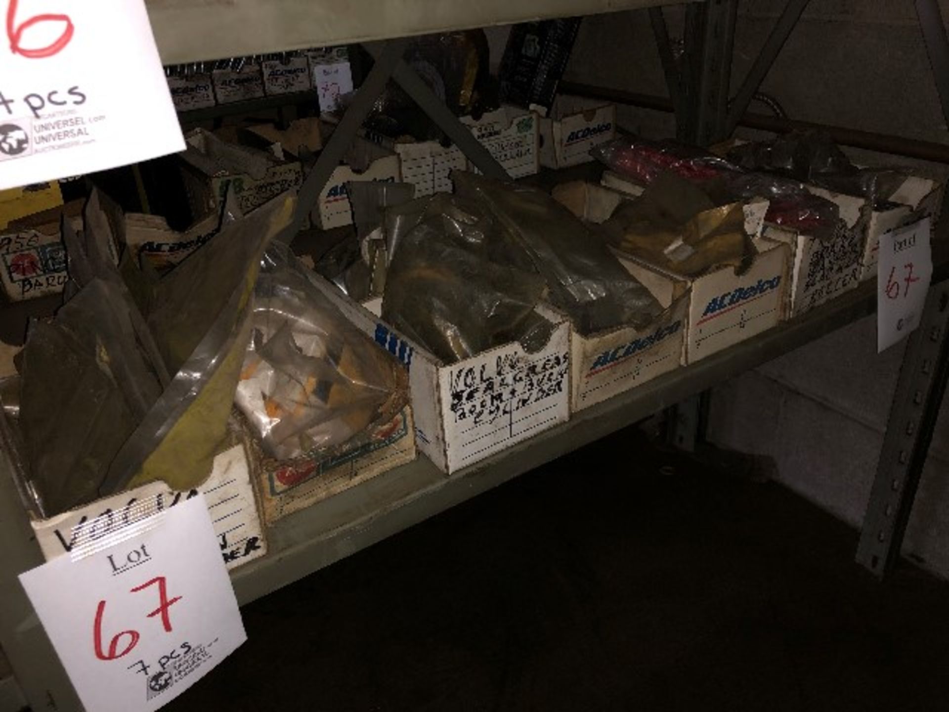 CAT & Volvo assorted parts, etc..., 7 boxes (Lot)