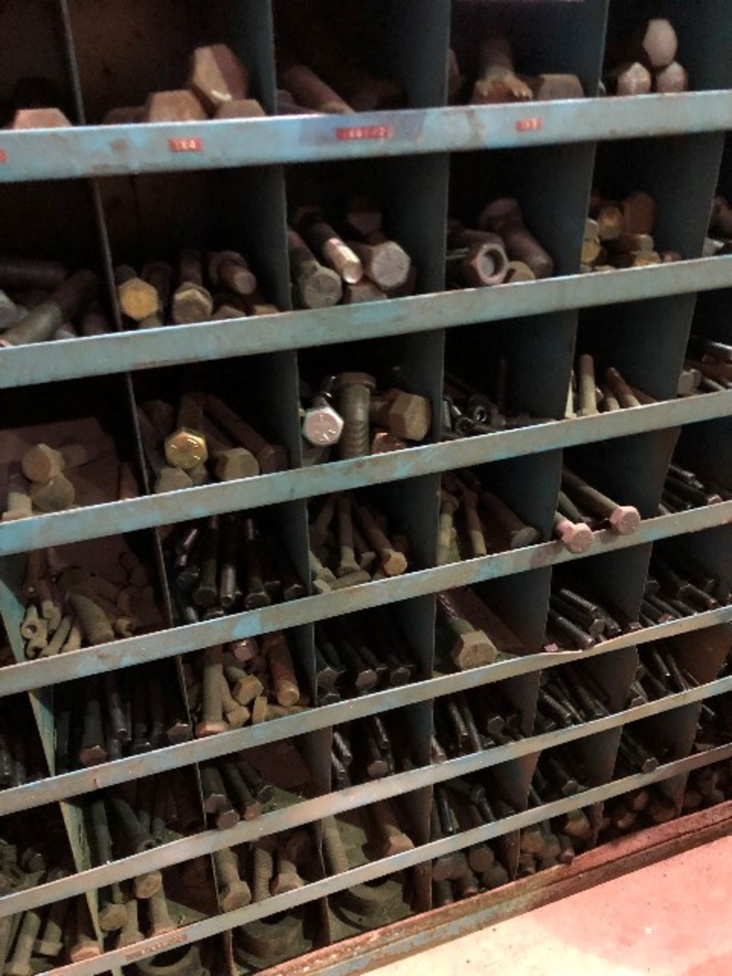 Assorted nuts & bolts, 72 bins (Lot) - Image 2 of 3